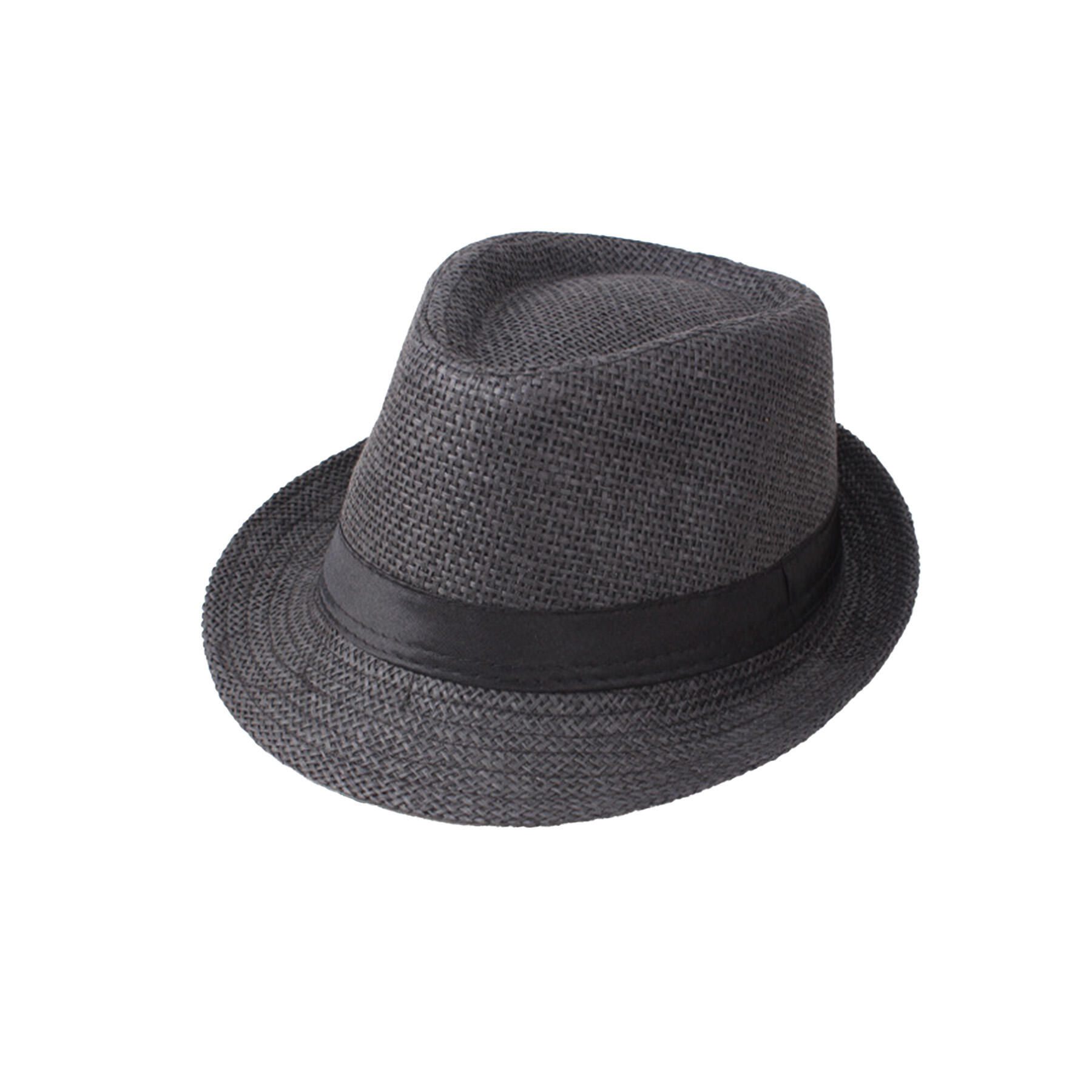 Summer Straw Fedora Hat