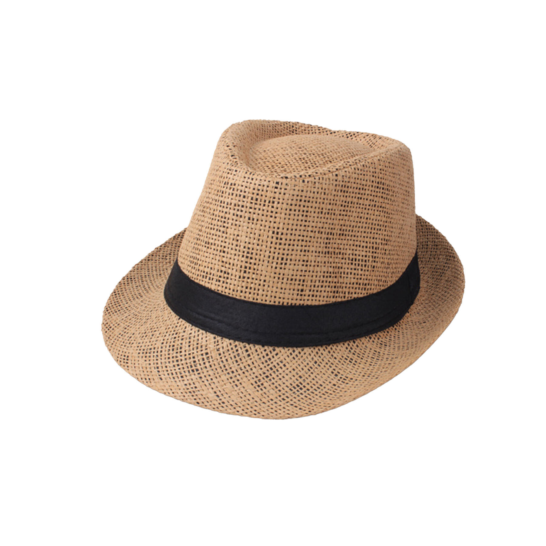 Summer Straw Fedora Hat