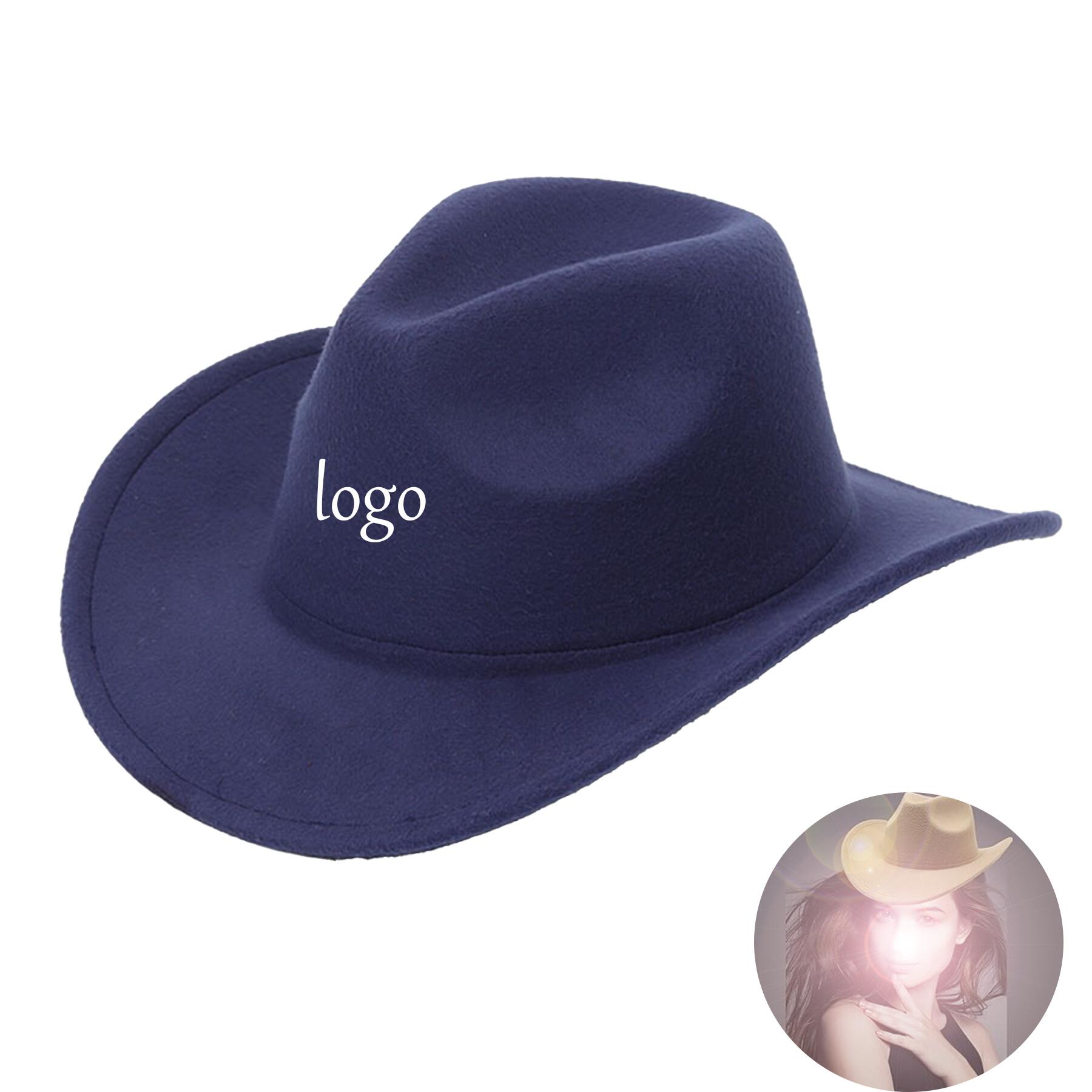 Wool Felt Western Cowboy Hat