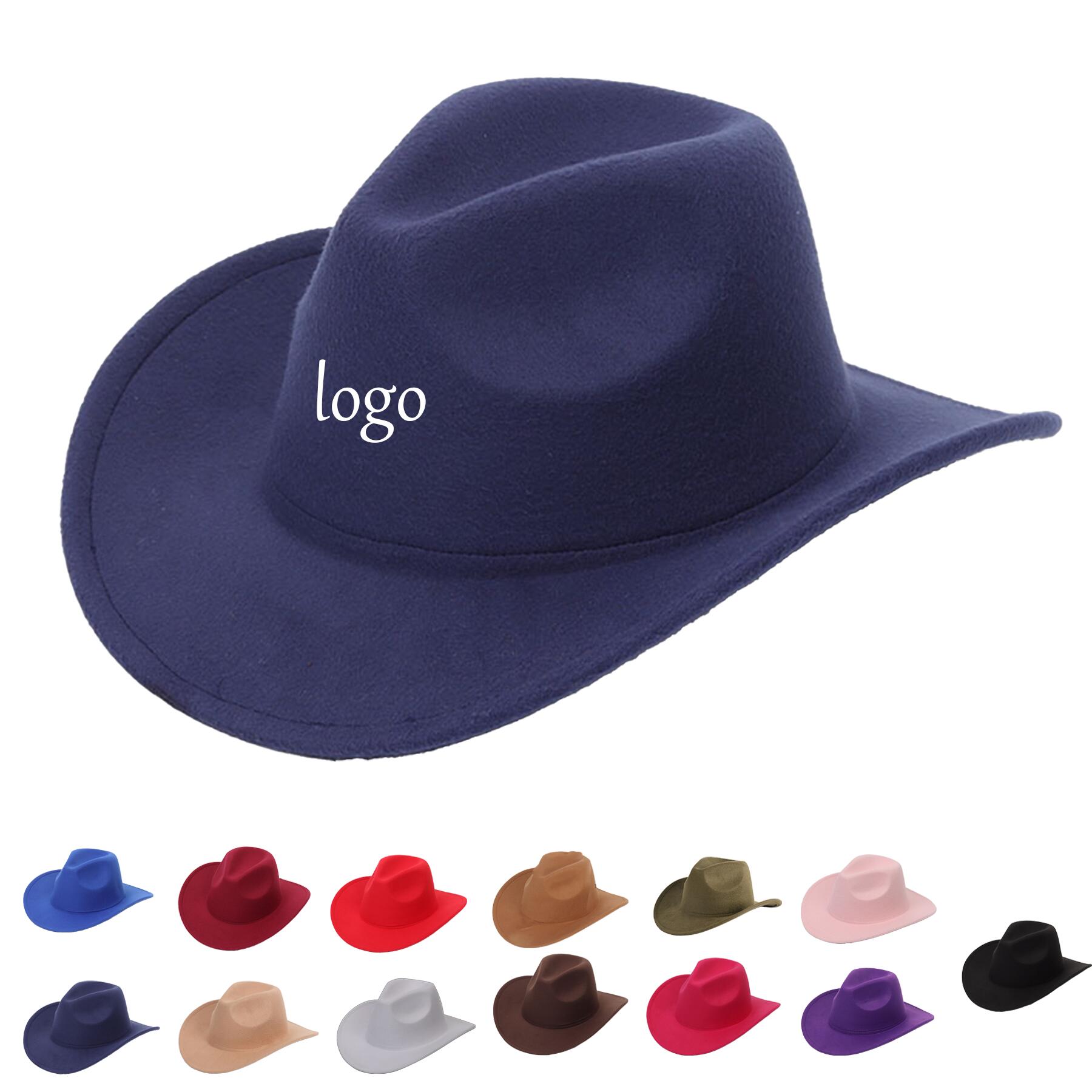 Wool Felt Western Cowboy Hat