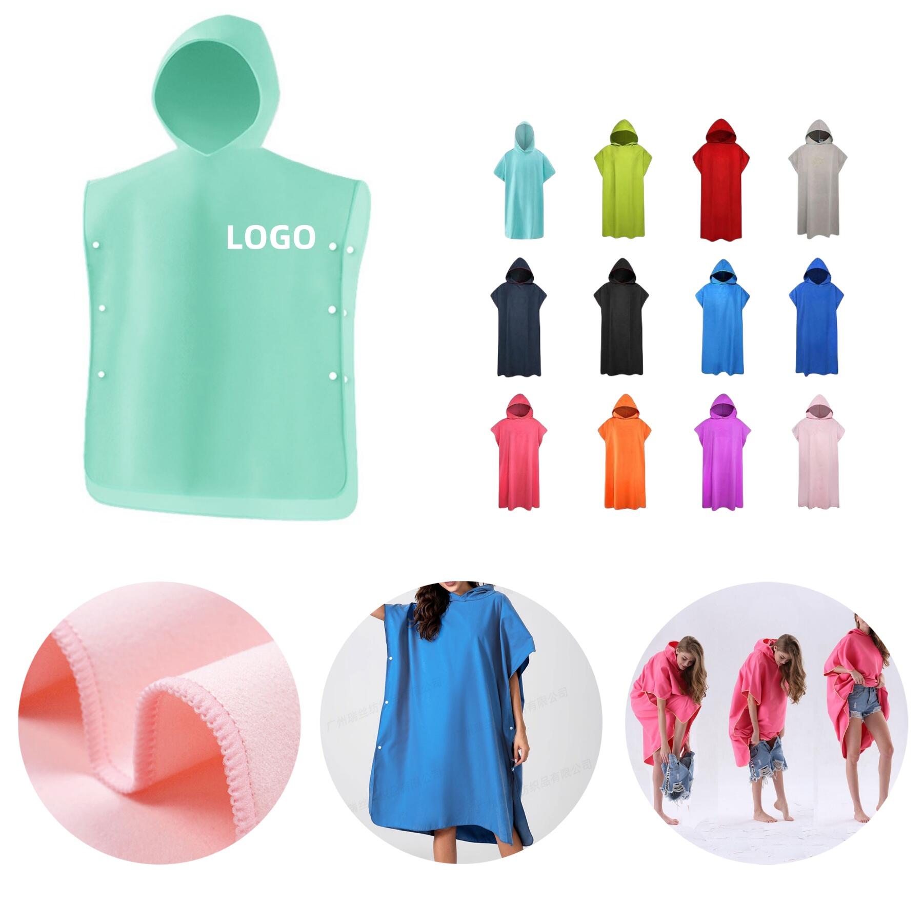 Microfiber Hooded Surf Poncho