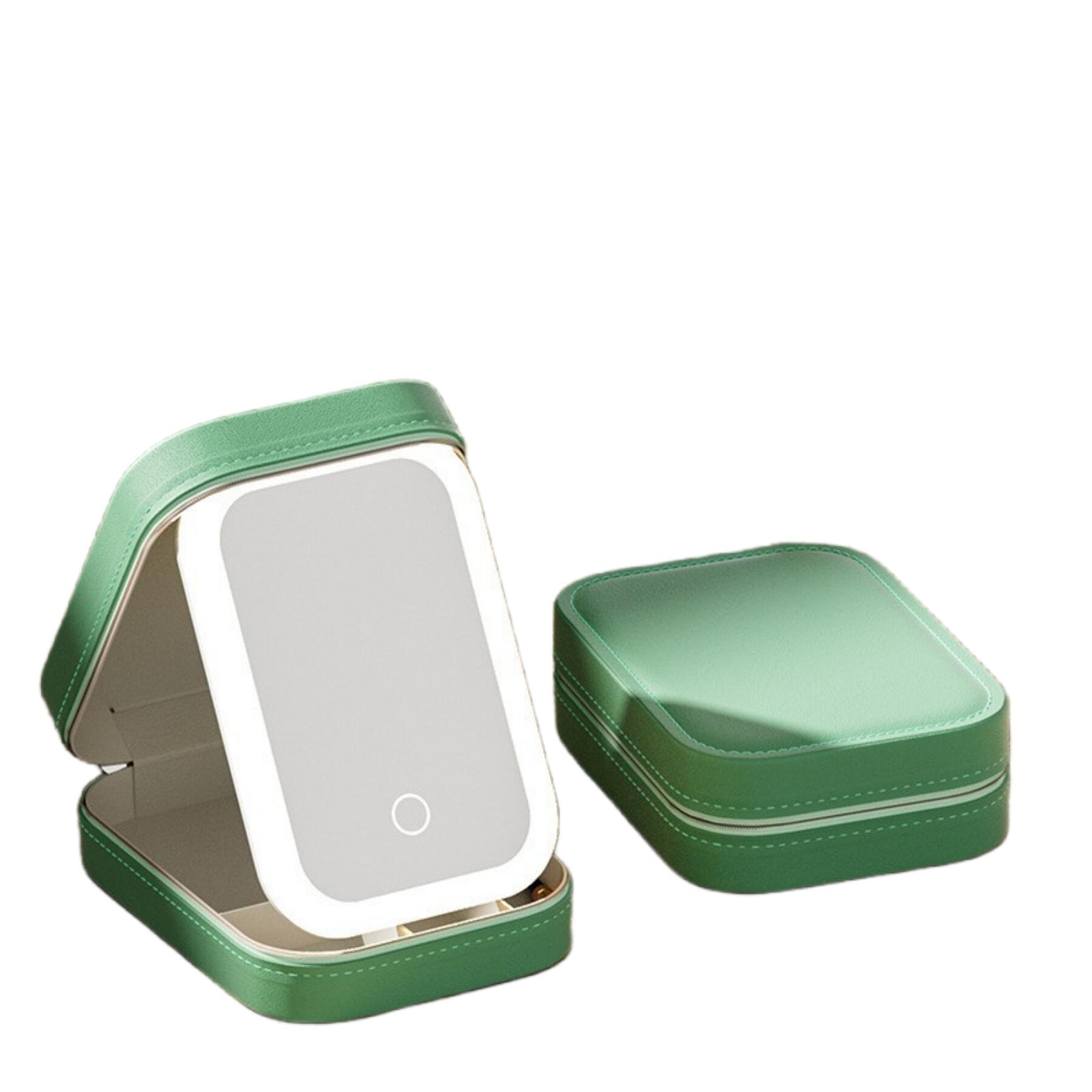 Travel Makeup Case With LED Mirror