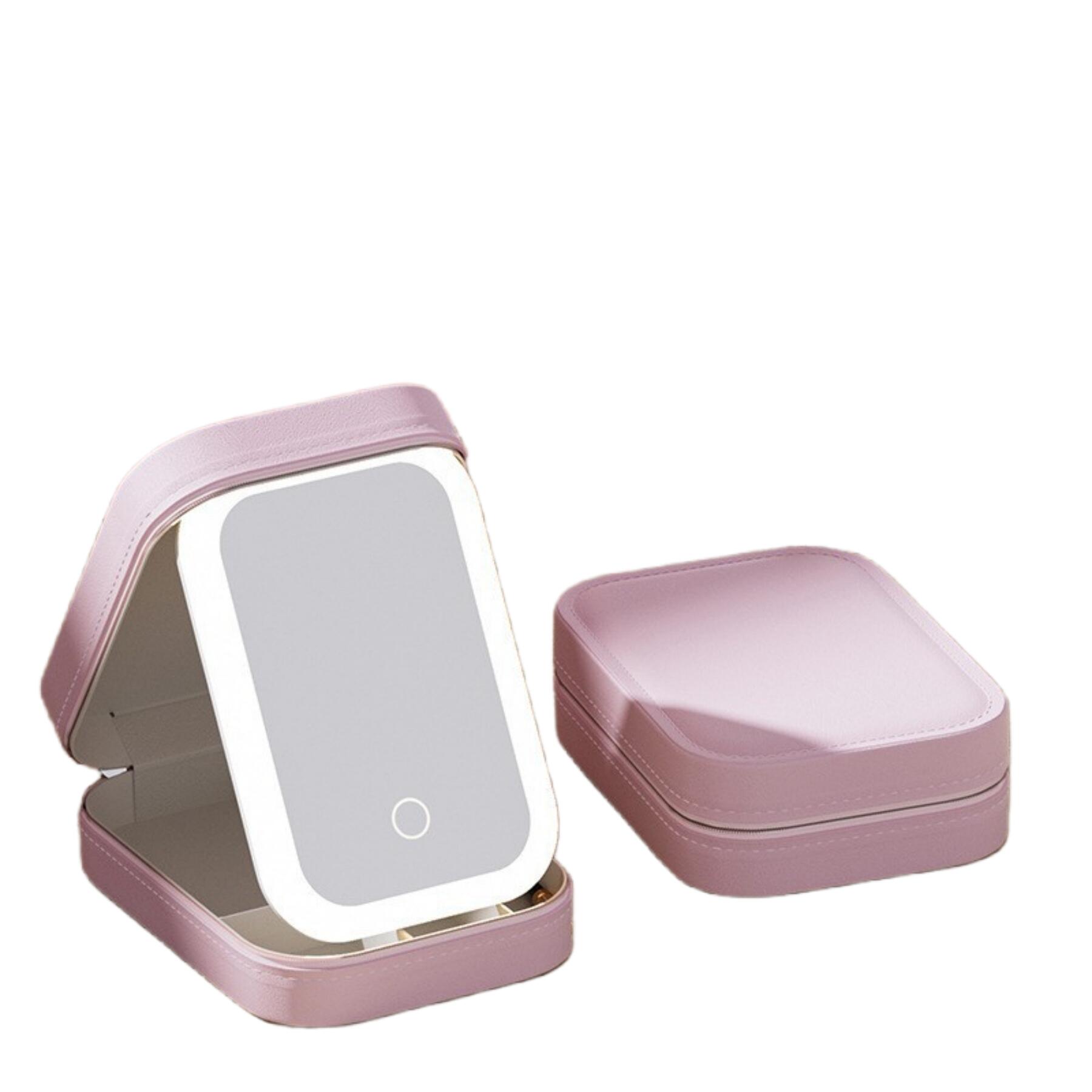 Travel Makeup Case With LED Mirror