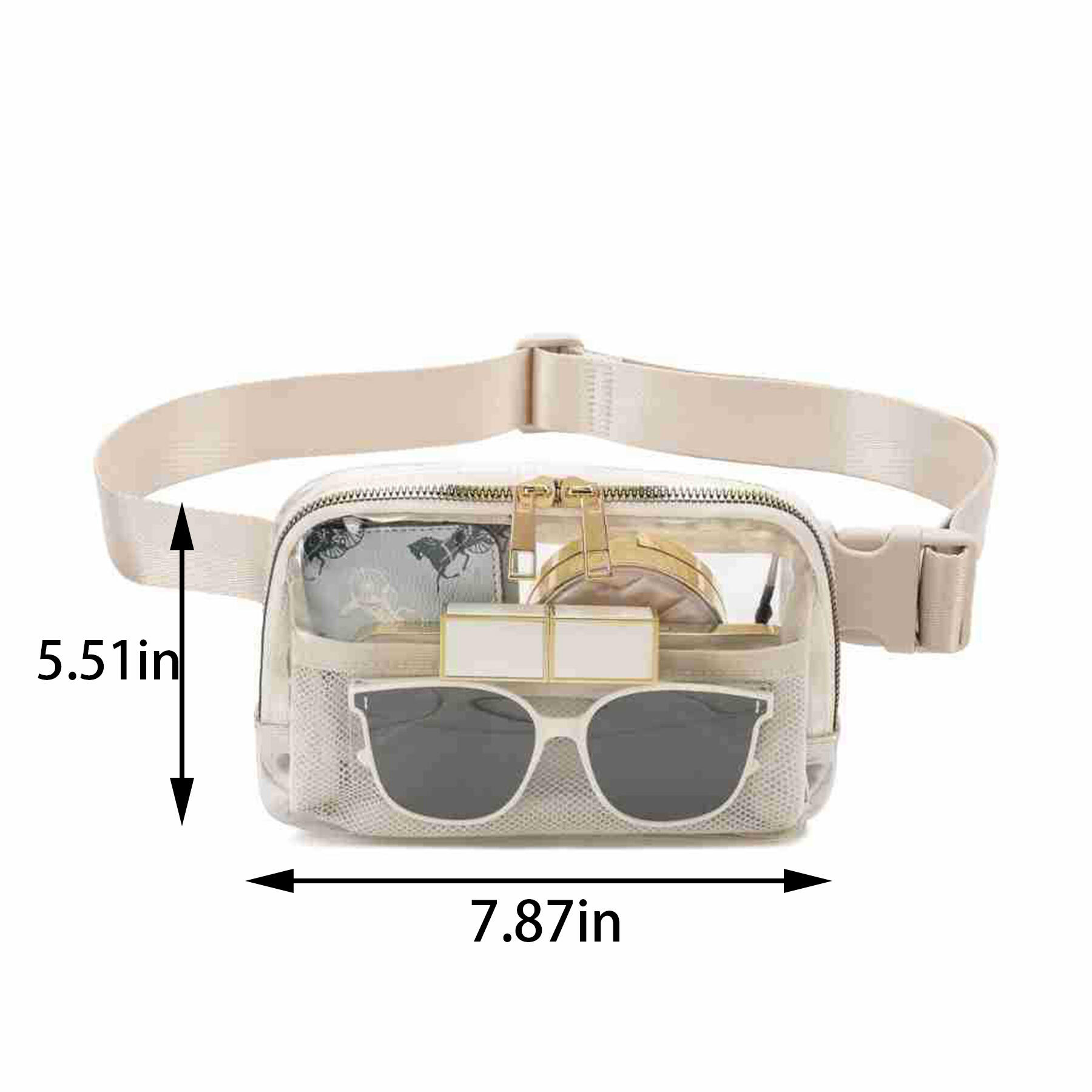 Clear Waist Pack Stadium Approved