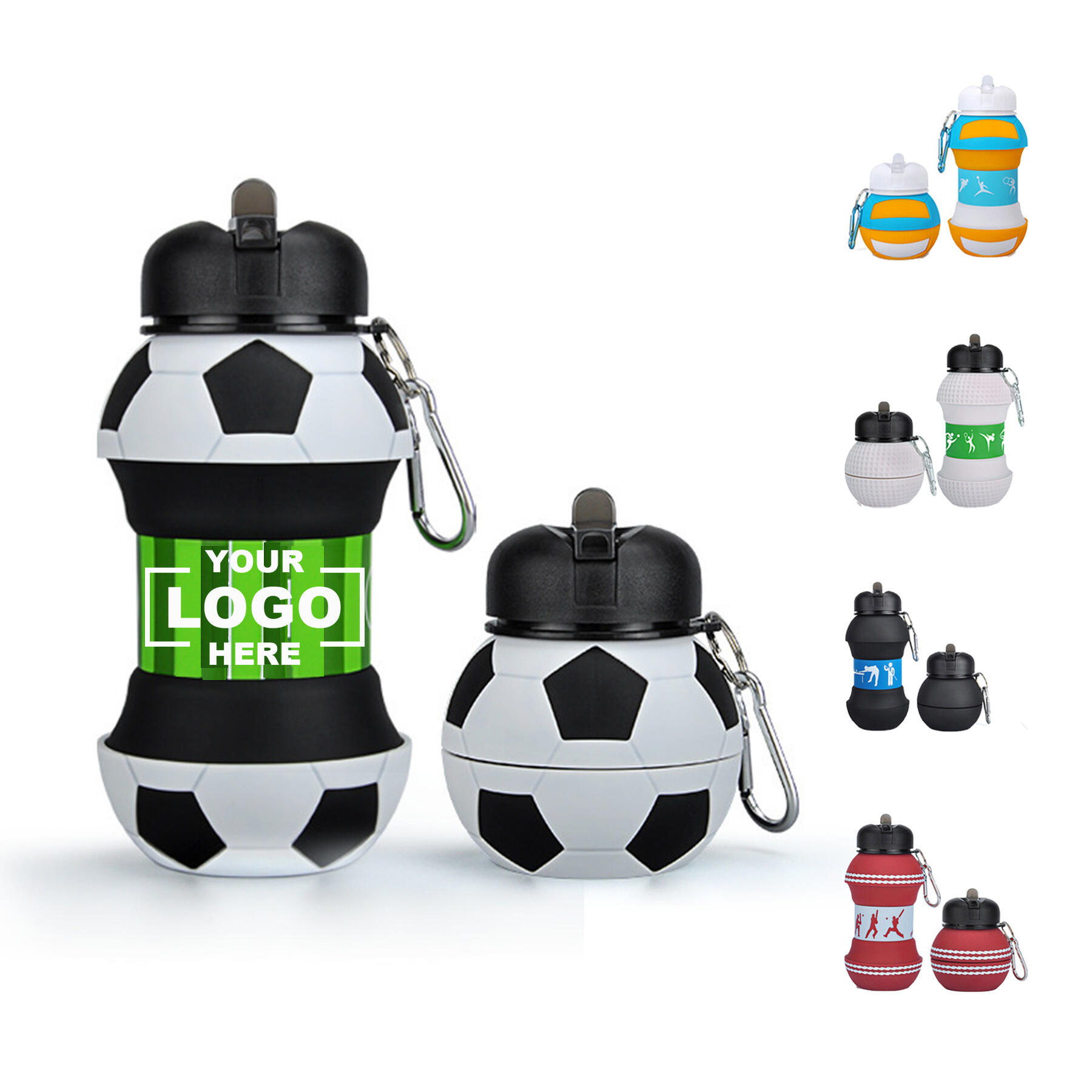 Collapsible Silicone Water Bottle