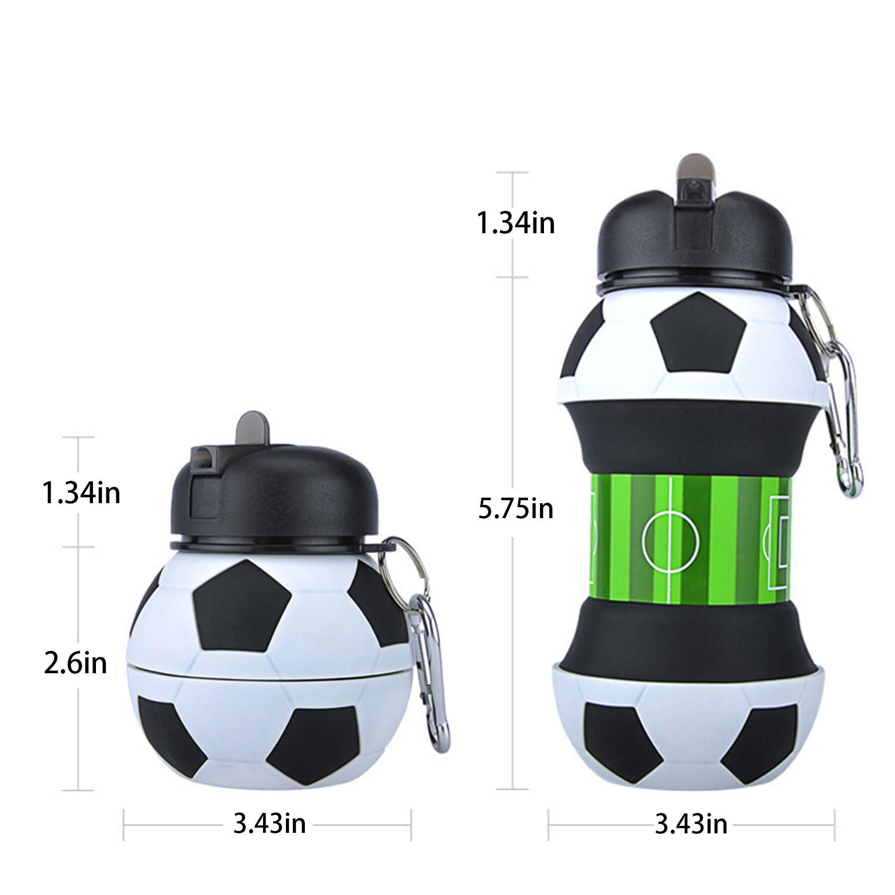 Collapsible Silicone Water Bottle