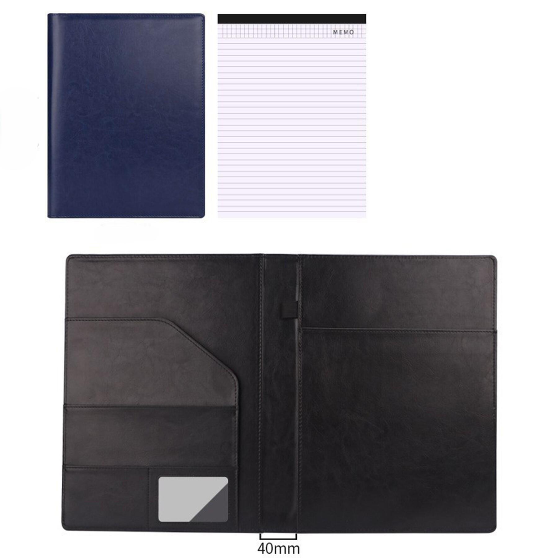 Leather Portfolio Organizer with Notepad