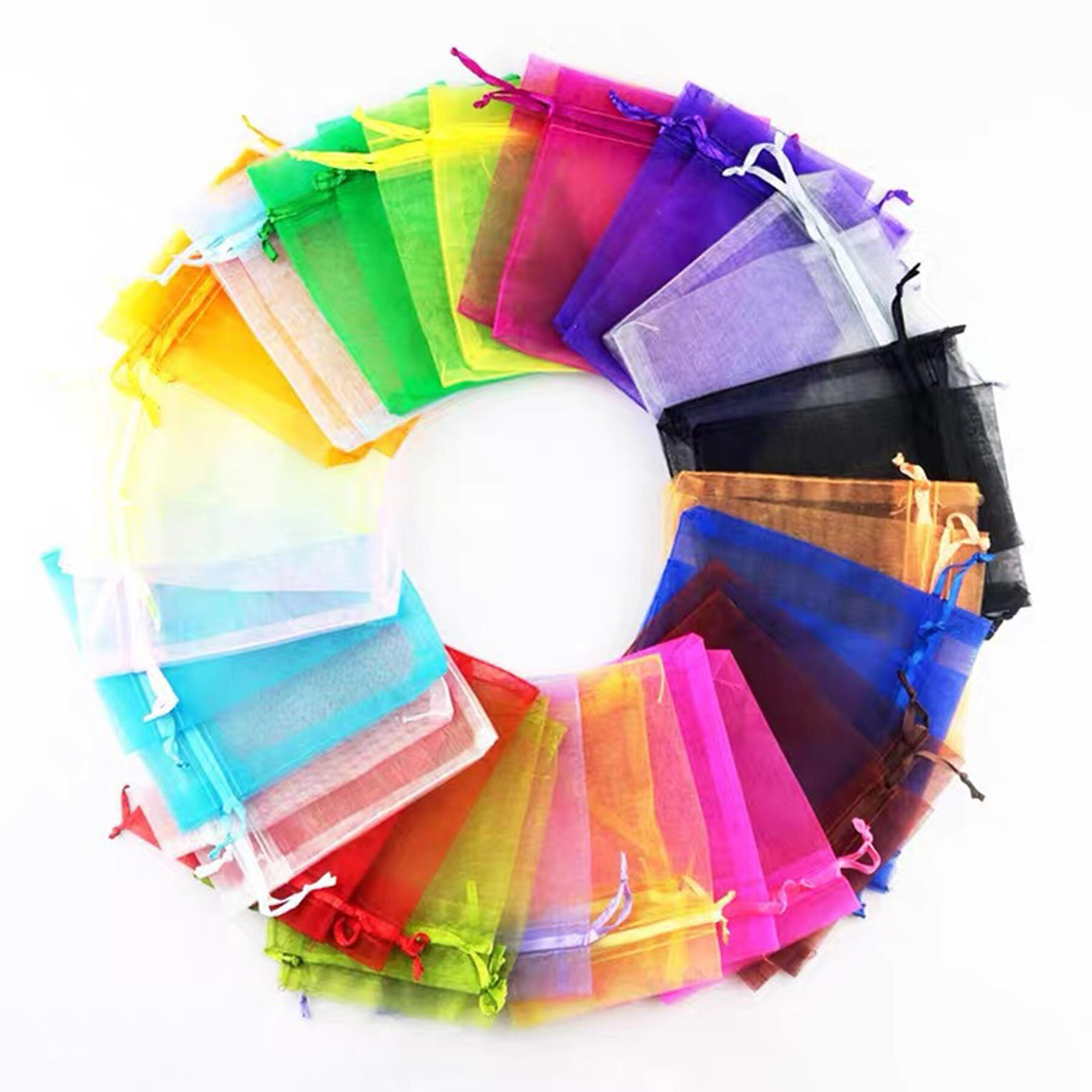 Sheer Organza Gift Bags with Drawstring