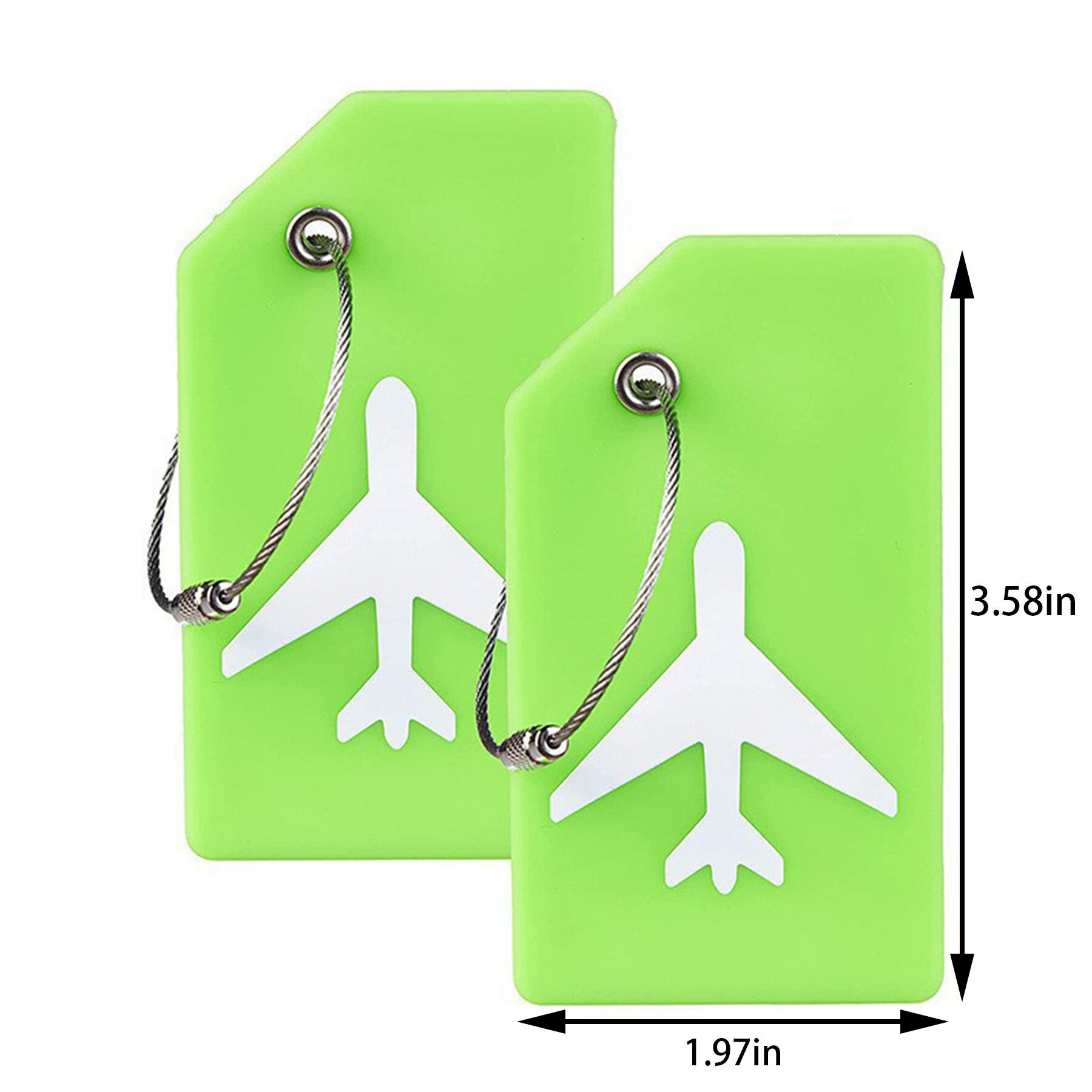 Durable Silicone Travel Bag Tag