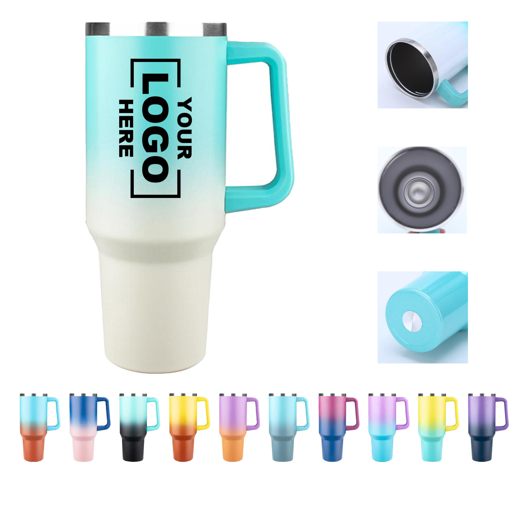 40 oz Gradient Stainless Steel Insulated Tumbler