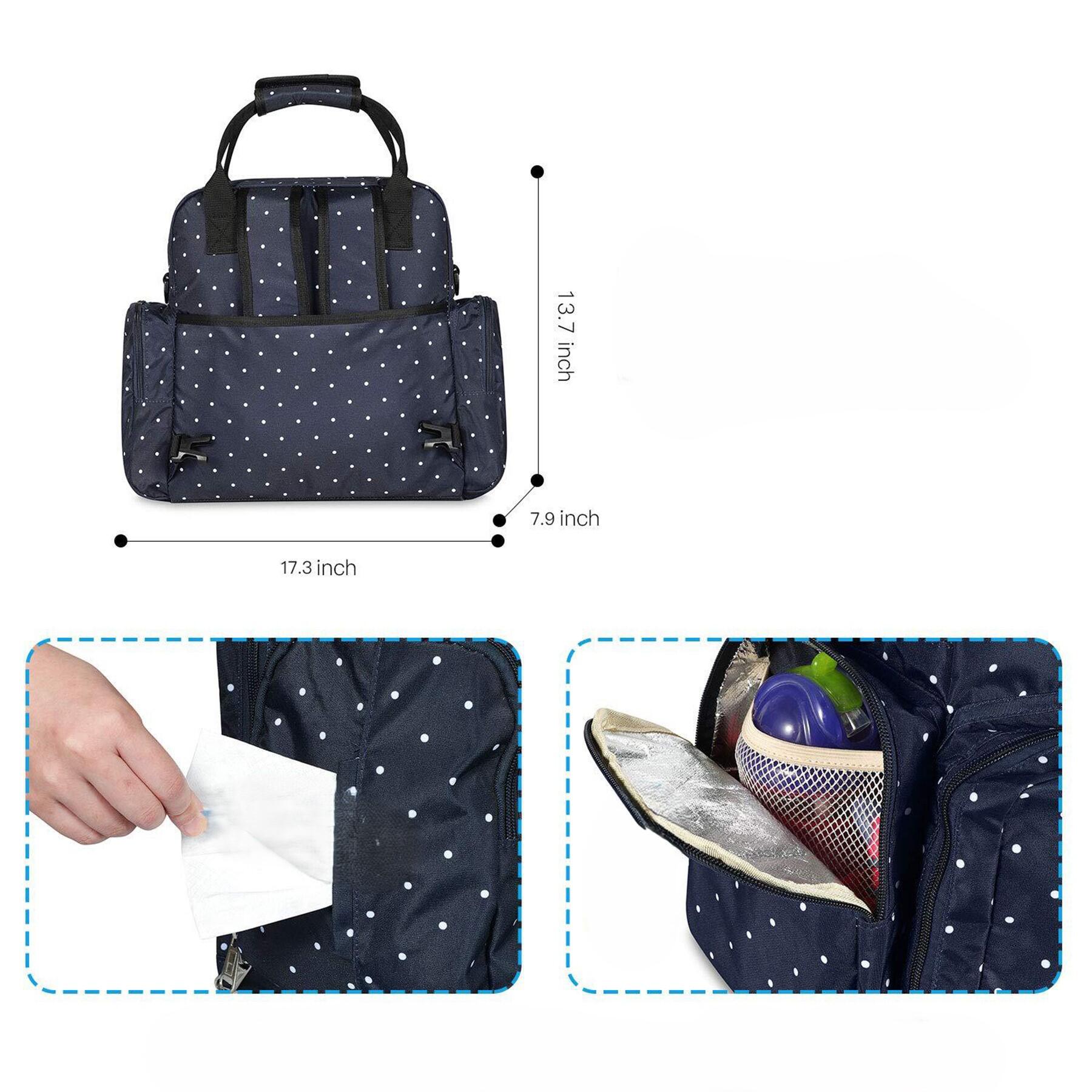 Diaper Bag Backpack with Changing Pad