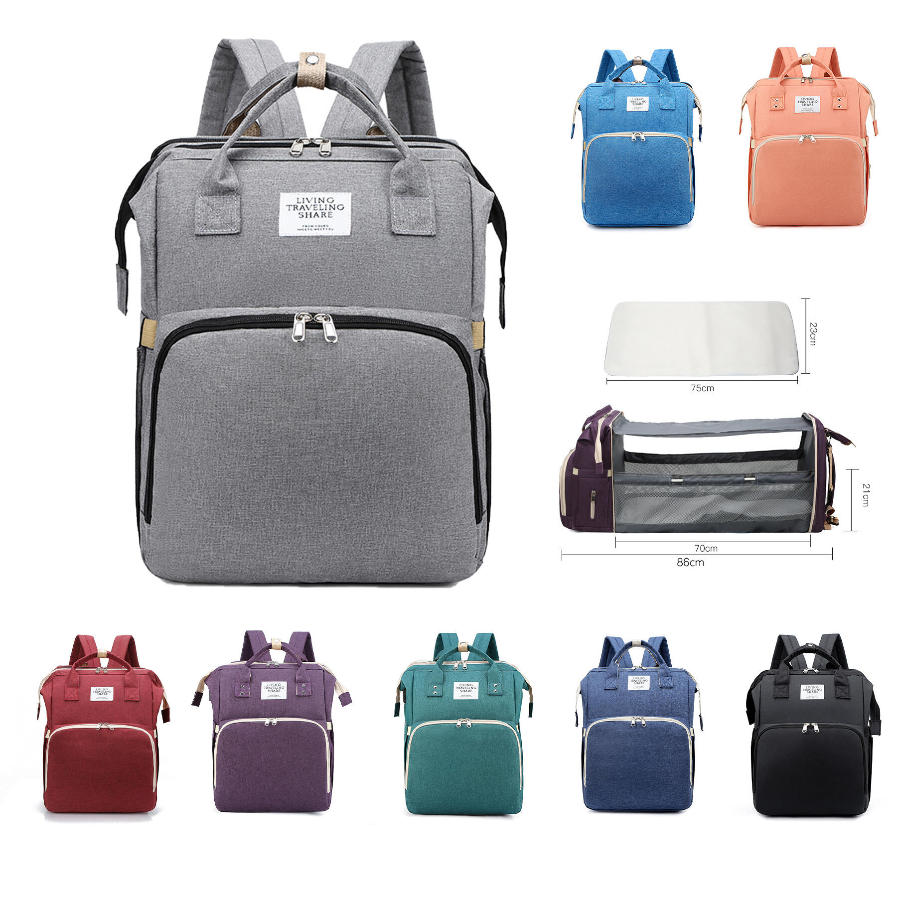 Diaper Bag Backpack for Travel