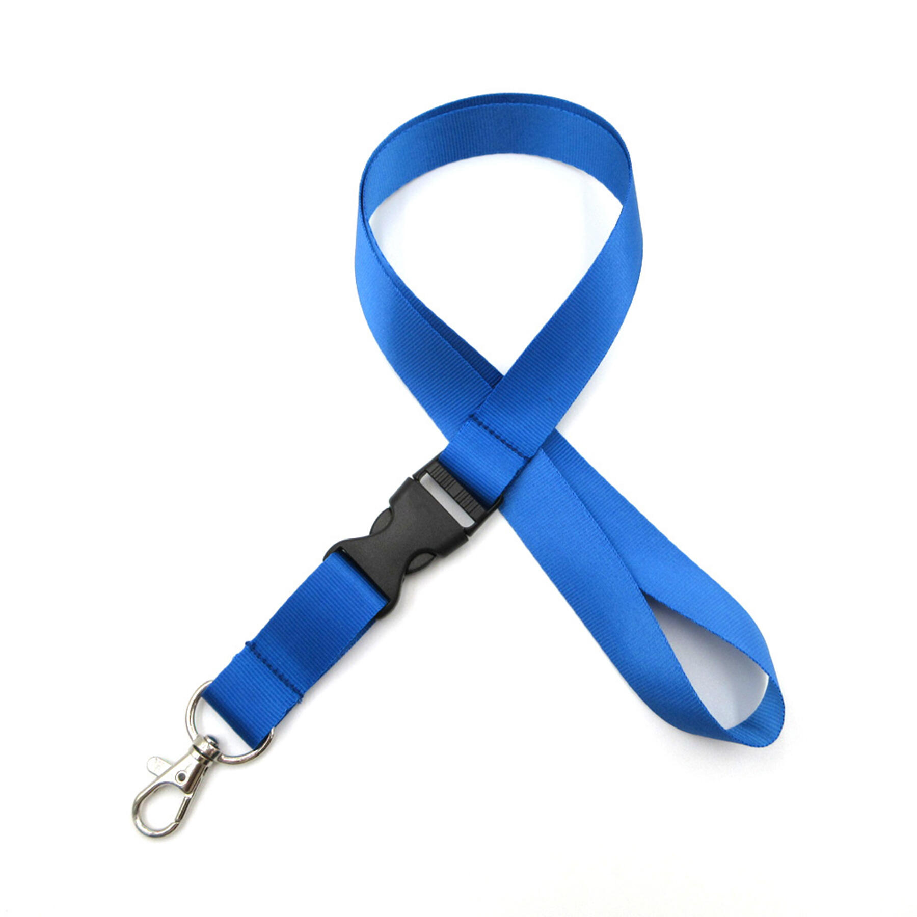 Colorful Lanyard with Lobster Claw and Plastic Buckle