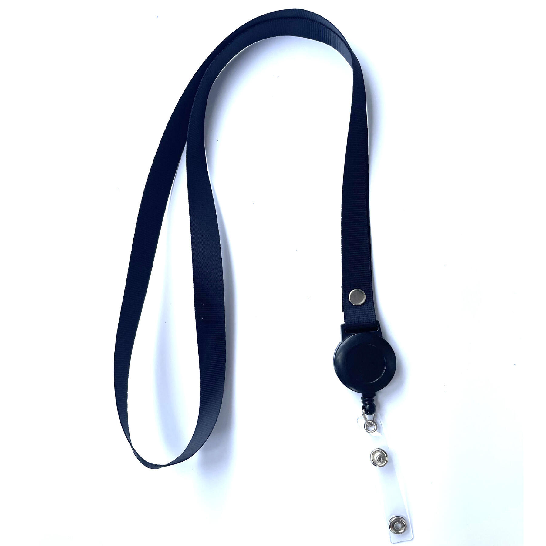 Color Lanyard with Clamshell and Bulldog Clip