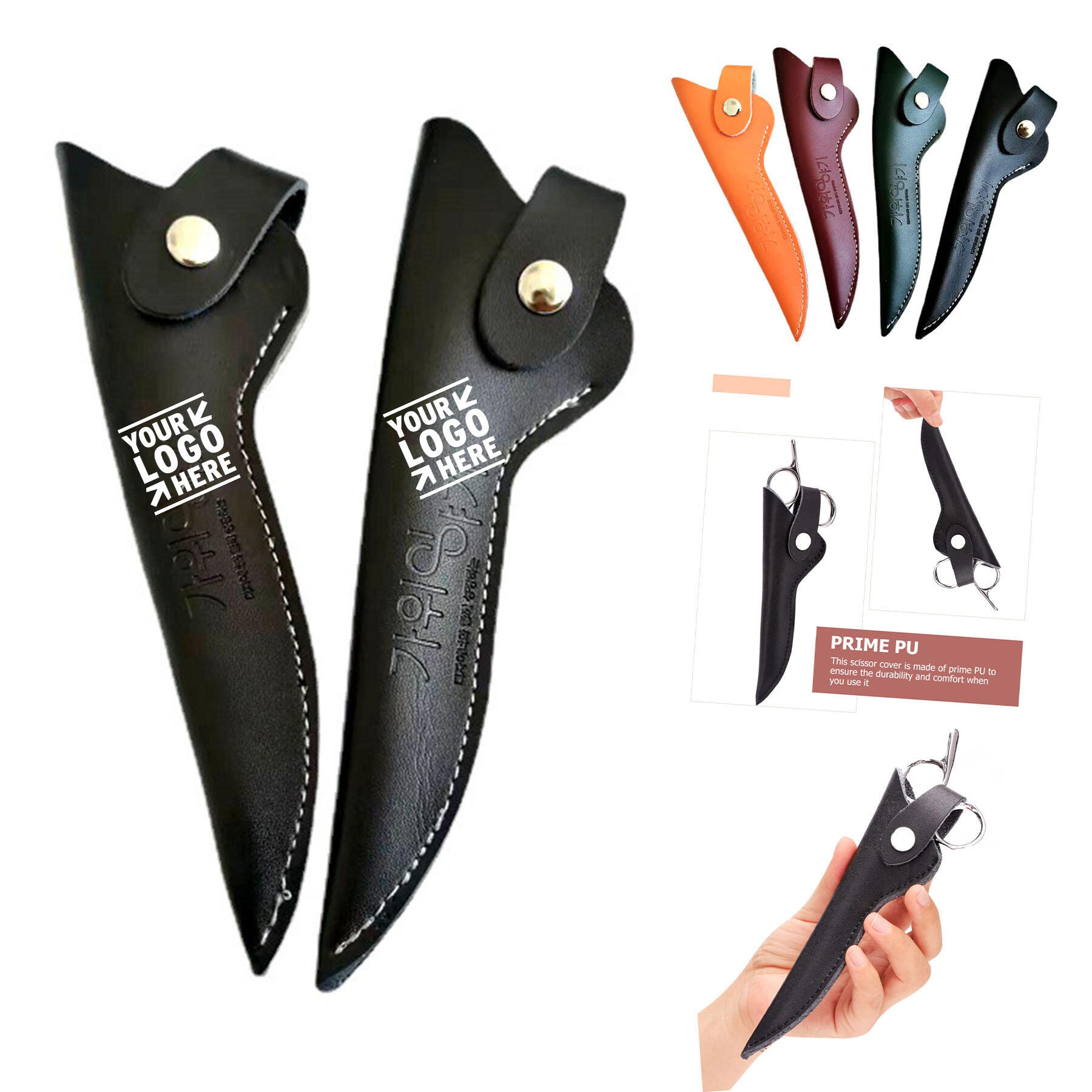Hairdressing Scissors PU Leather Case