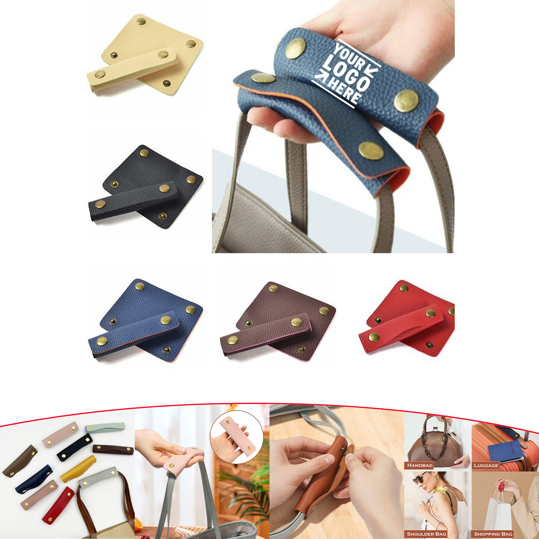 Leather Luggage Handle Wrap