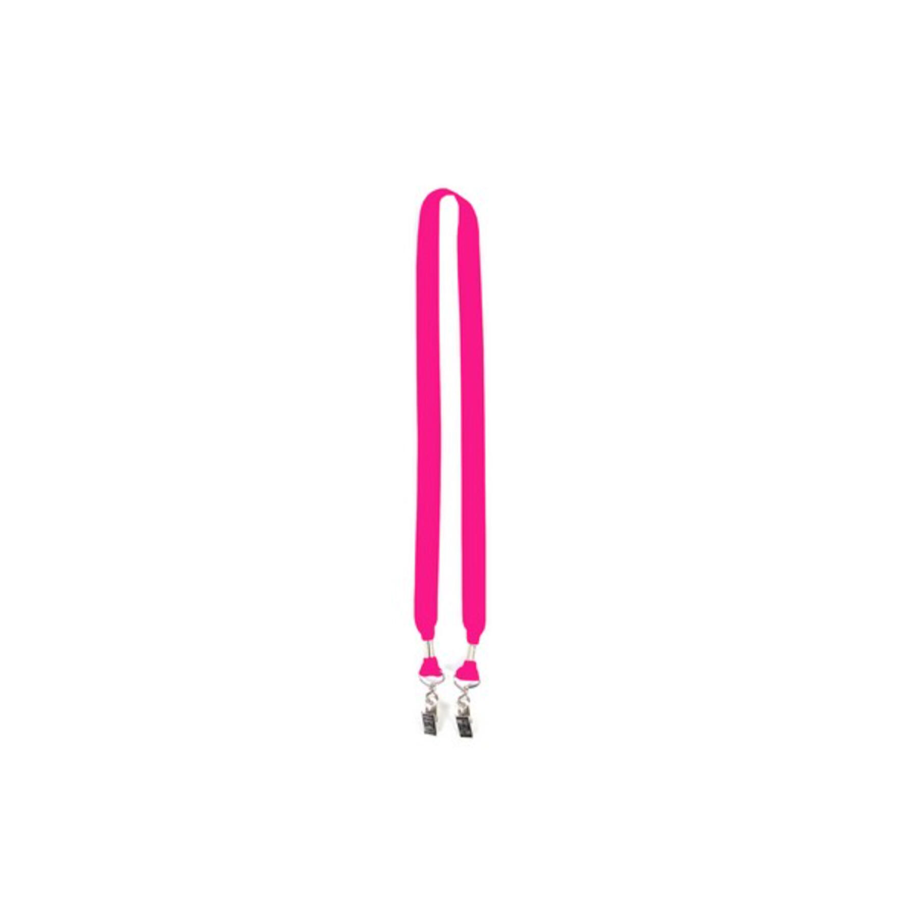 3/4 Inch Full Color Lanyard with Dual Bulldog Clips