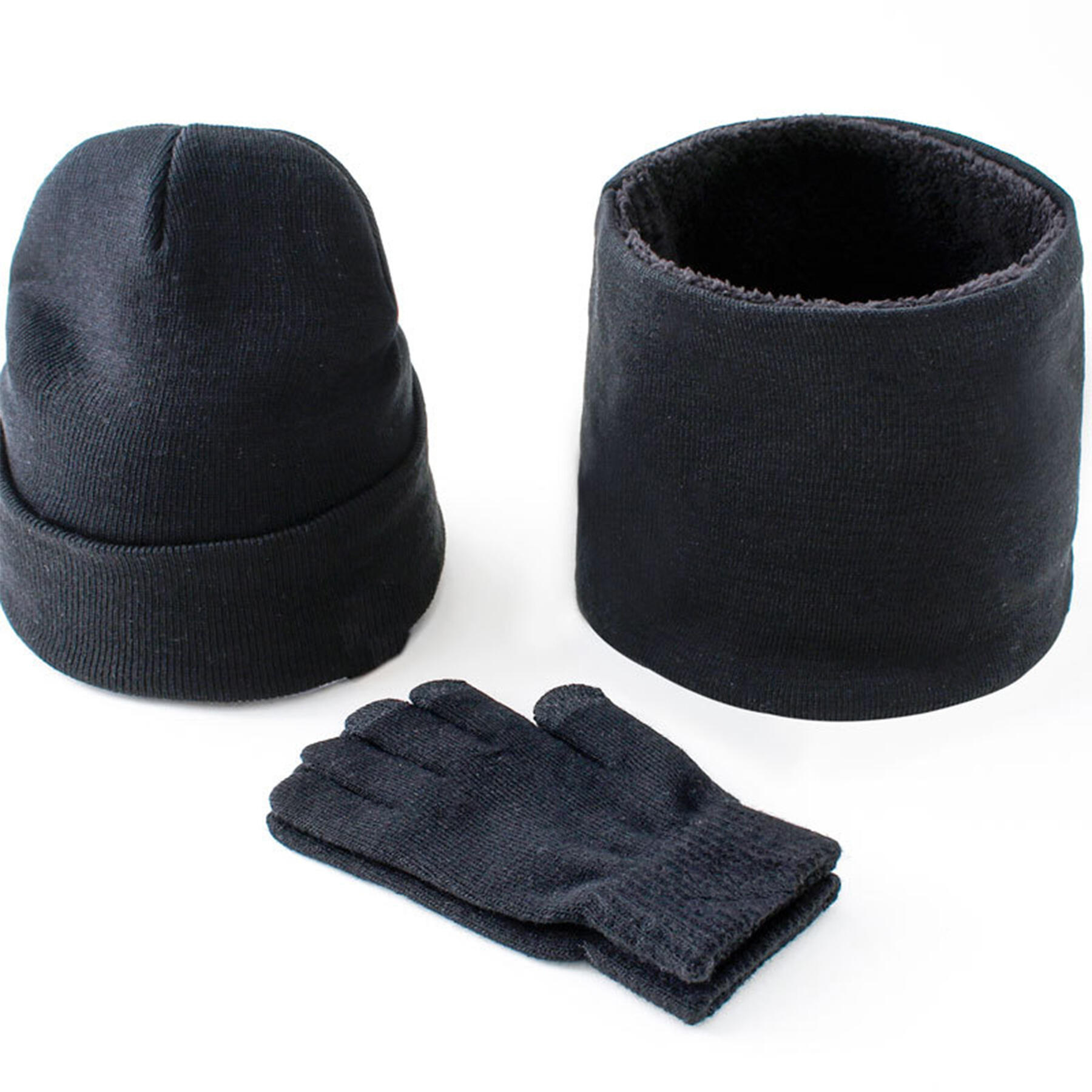 Winter Hat Scarf Gloves Set