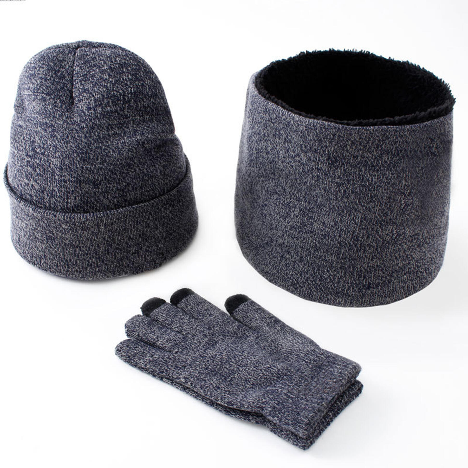 Winter Hat Scarf Gloves Set