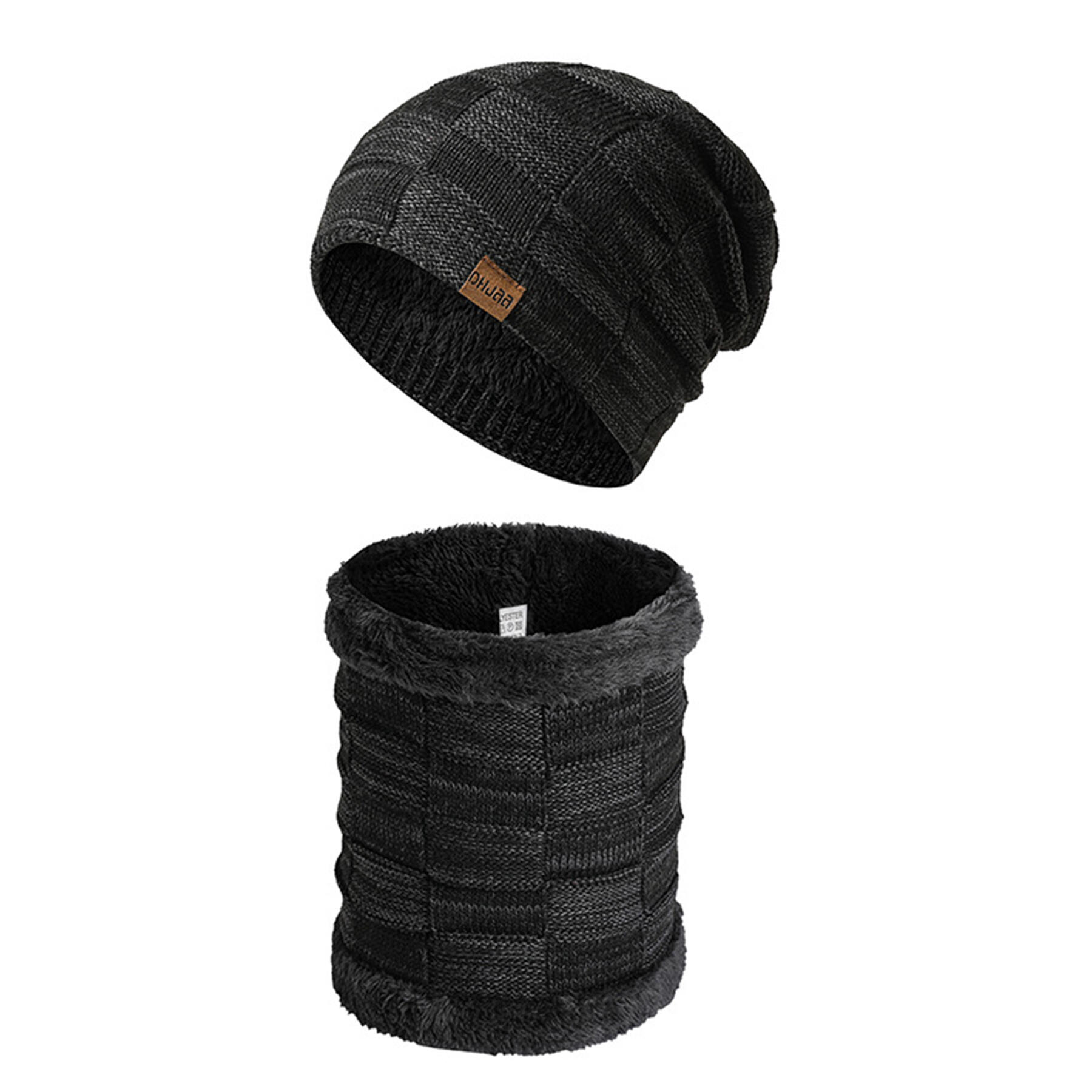 Warm Winter Hat and Scarf Set