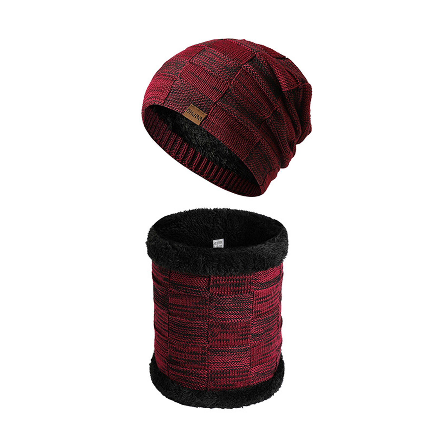 Warm Winter Hat and Scarf Set