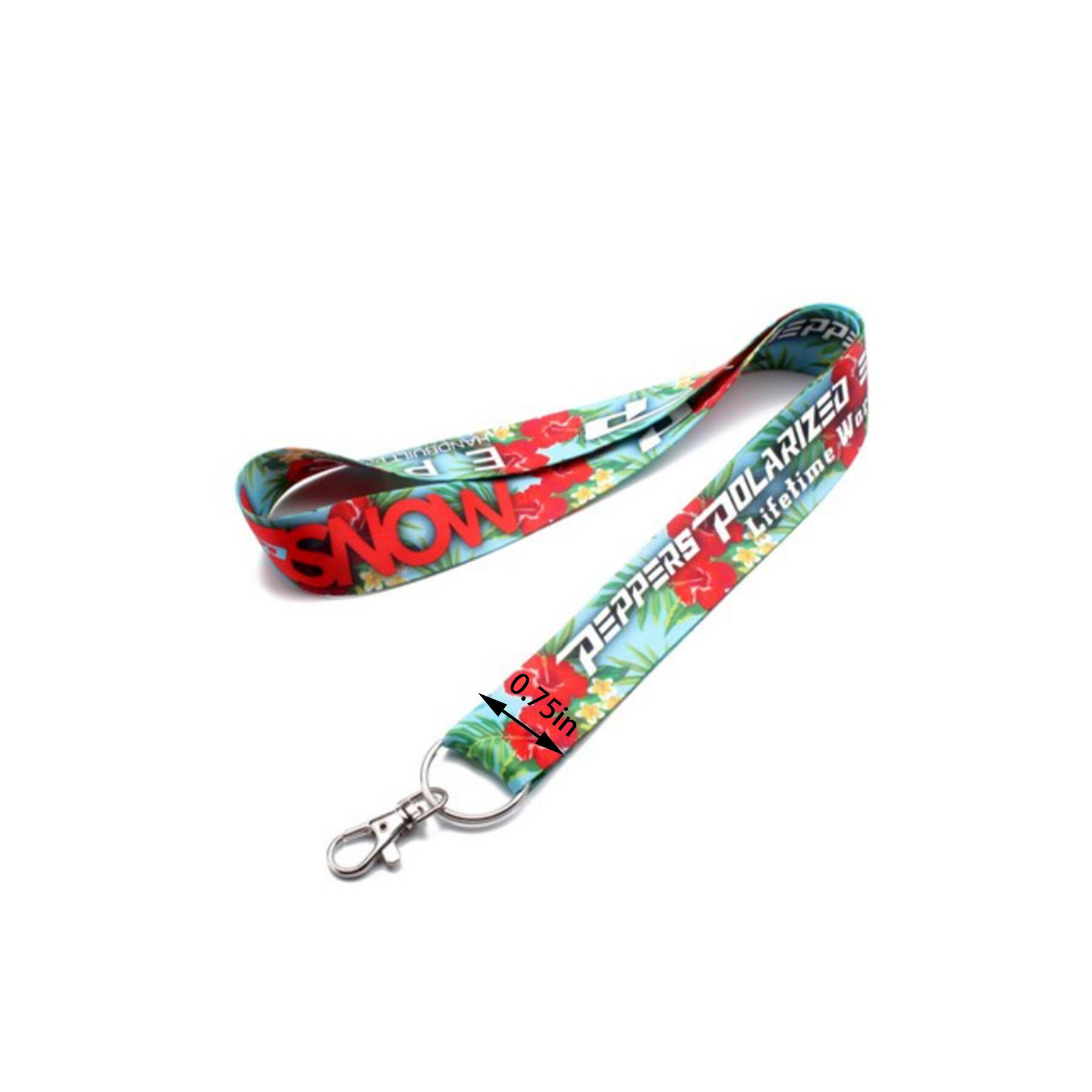 3/4 Inch Custom Dye Sublimation Lanyards