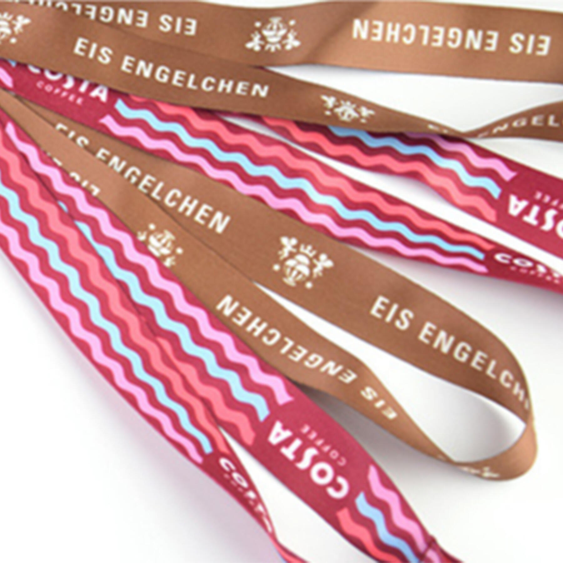 0.79 Inch Custom Lanyard with Buckle and Badge Holder