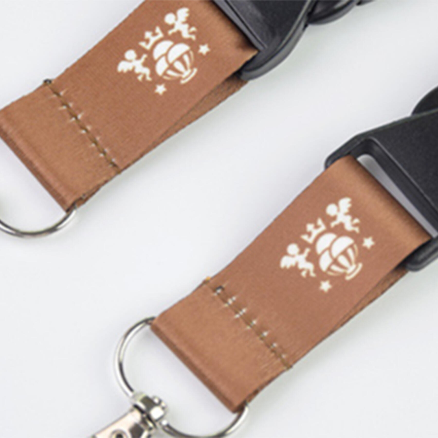 0.79 Inch Custom Lanyard with Buckle and Badge Holder