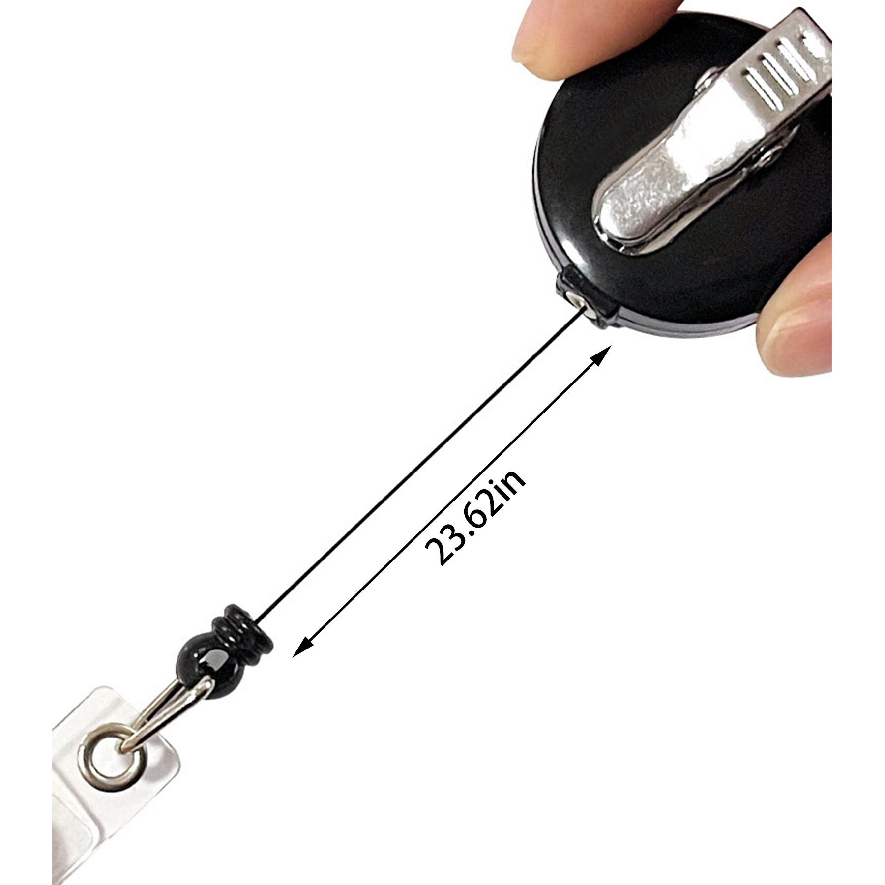 Retractable Badge Holder with Alligator Clip