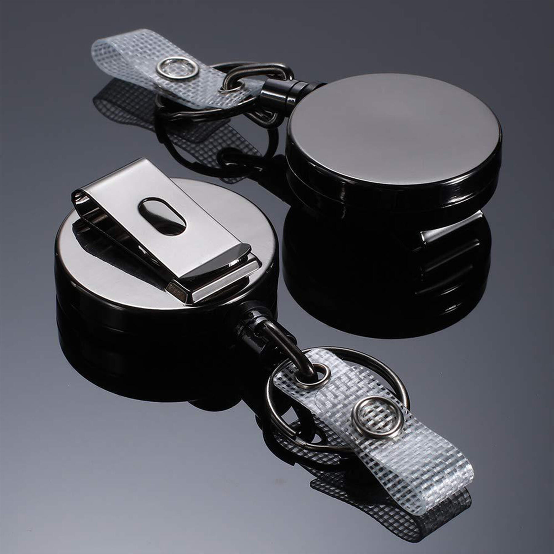 Heavy Duty Metal Badge Reel with Belt Clip