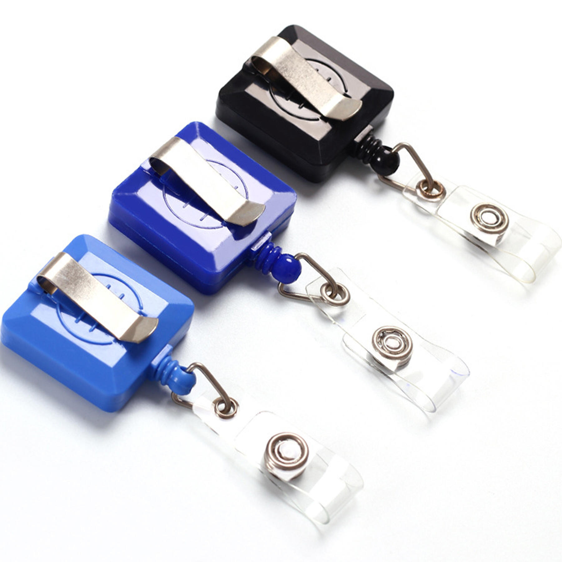 Square Retractable Badge Reel Holder