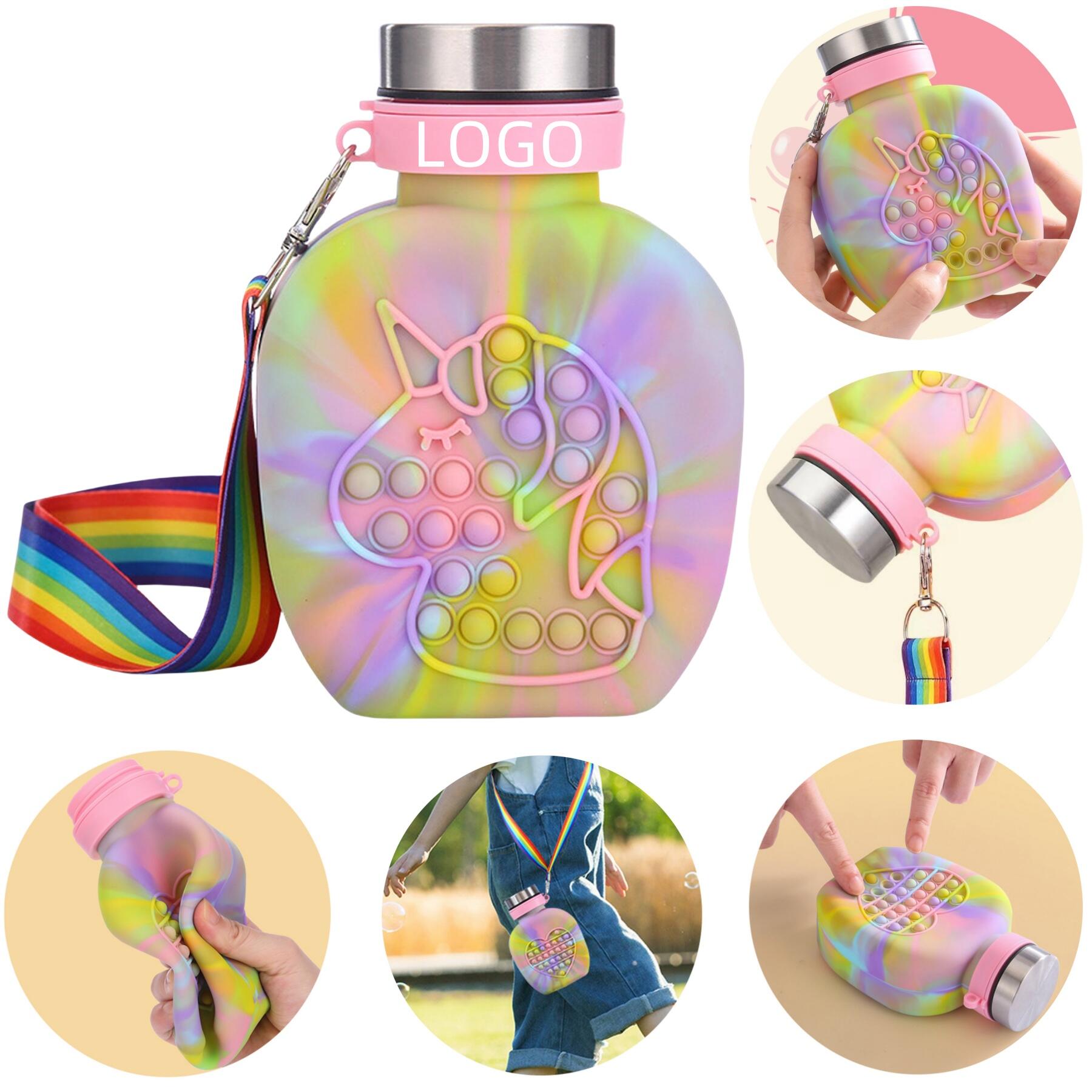 14OZ Silicone Water Bottle