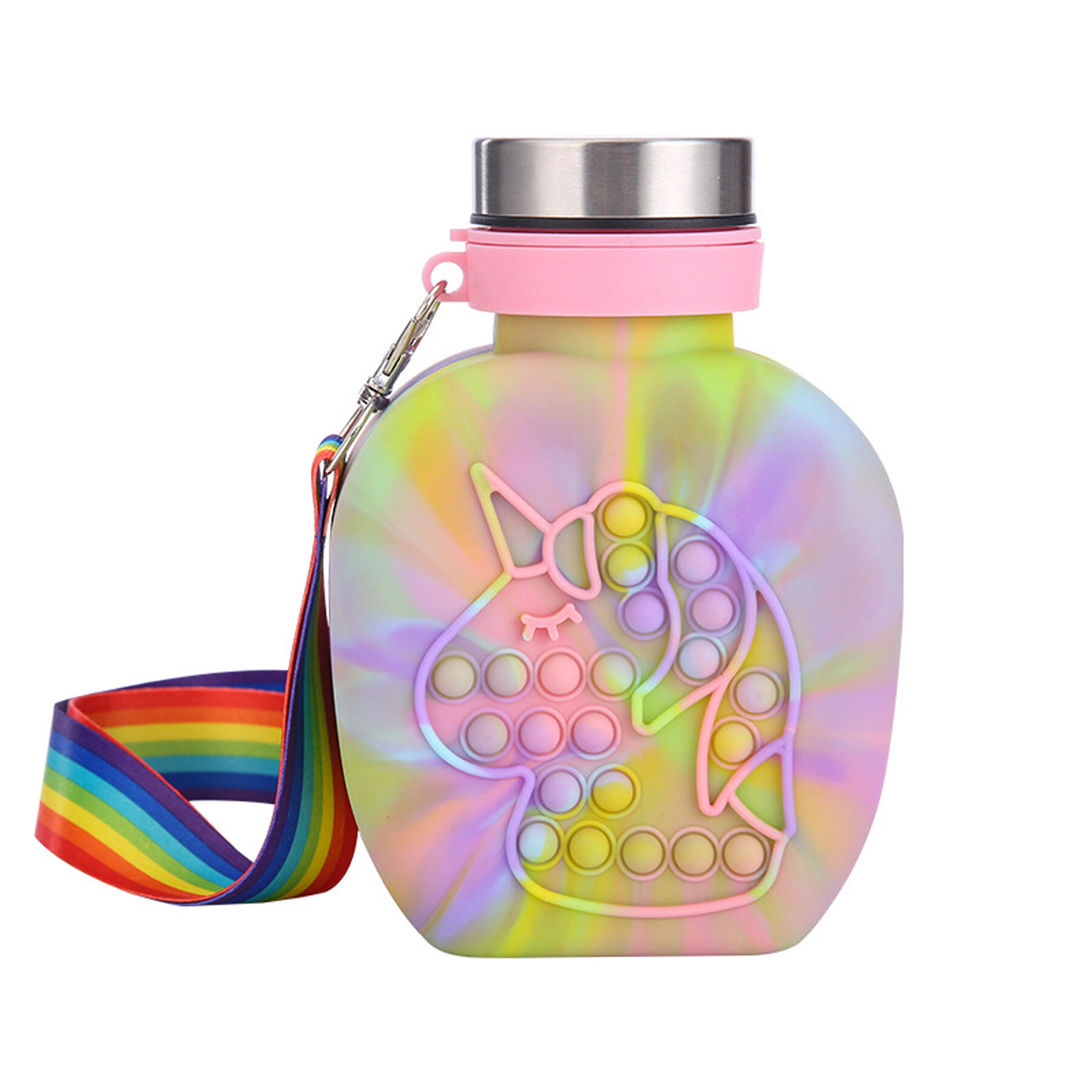 14OZ Silicone Water Bottle