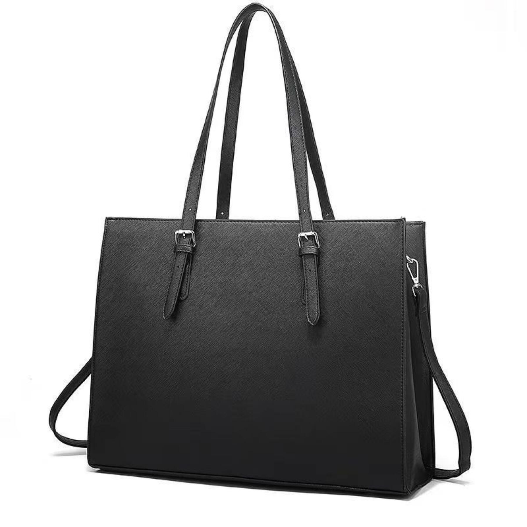 Waterproof Leather Laptop Tote