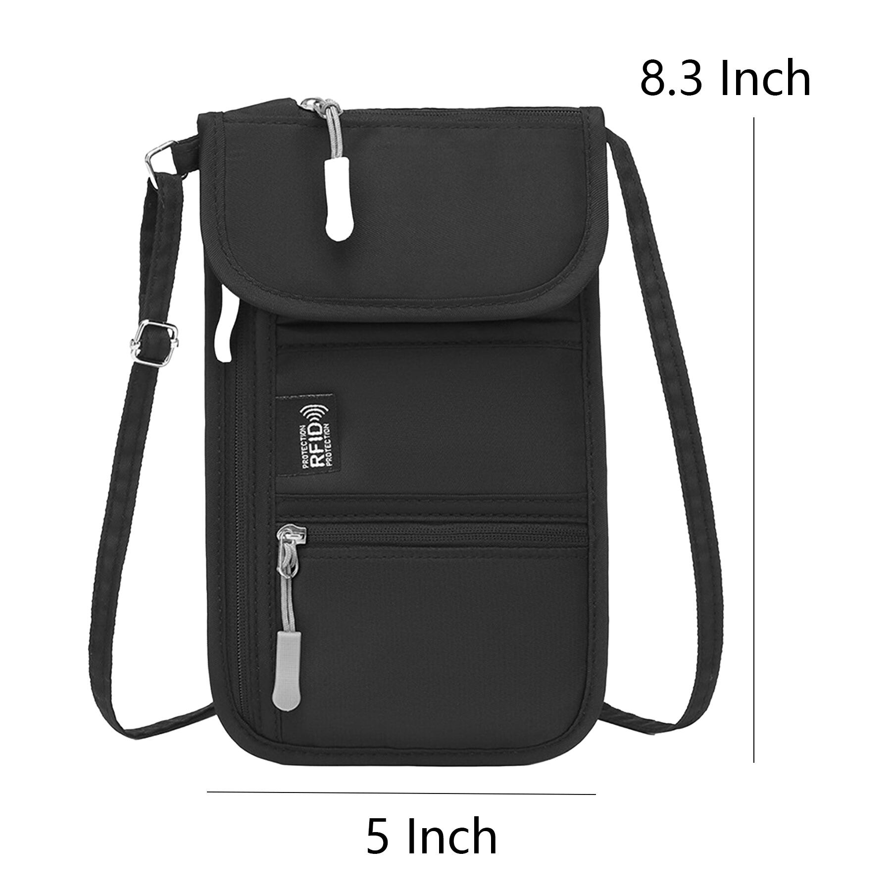 RFID Blocking Passport Holder Neck Strap