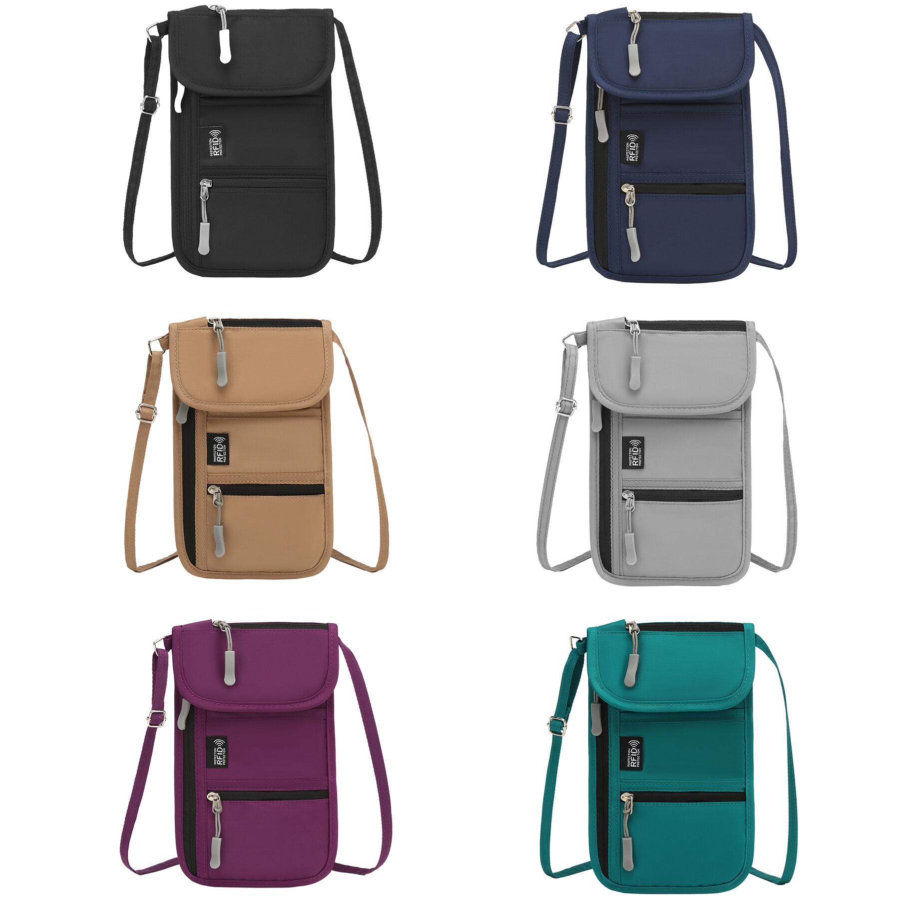 RFID Blocking Passport Holder Neck Strap
