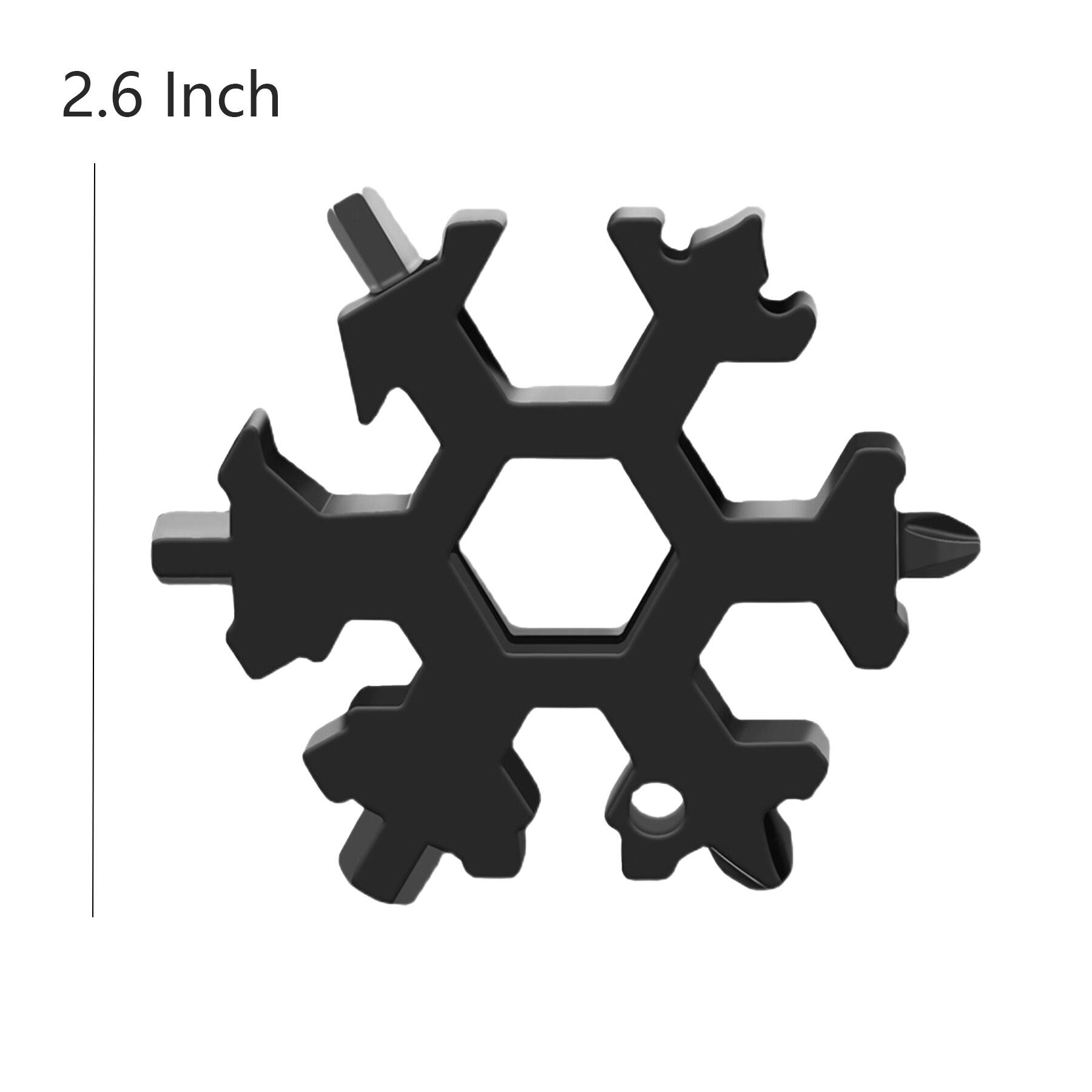 Compact Snowflake Multitool 18 Functions