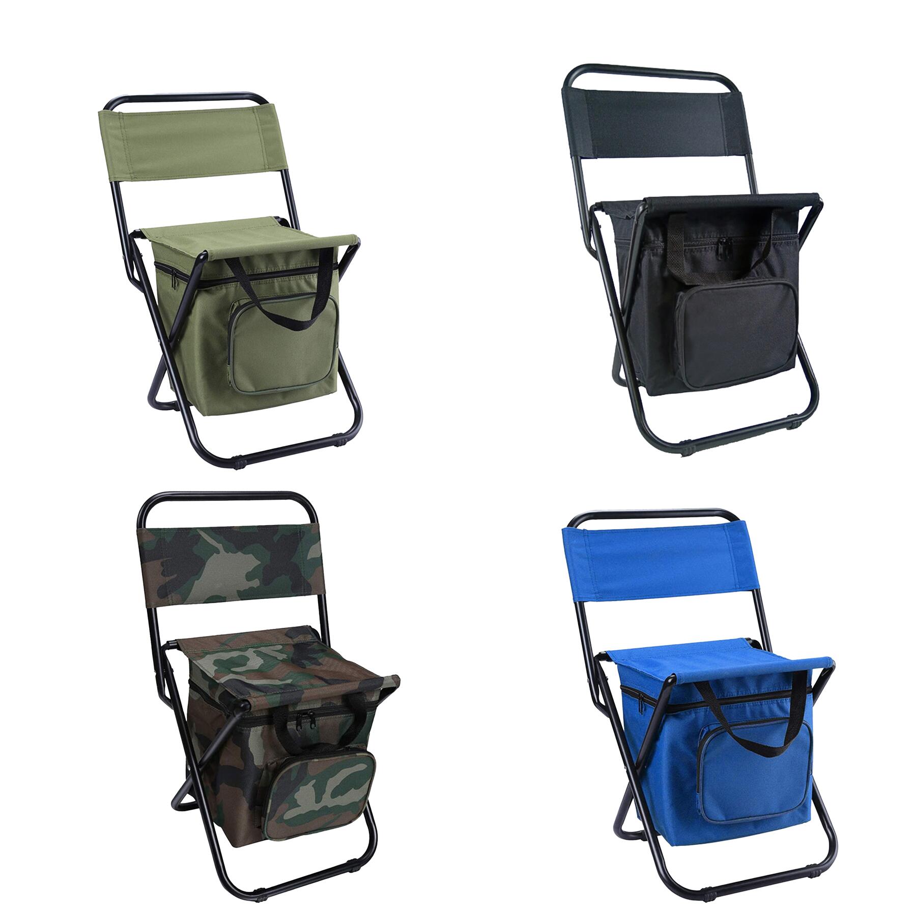 Portable Outdoor Chair with Cooler Bag