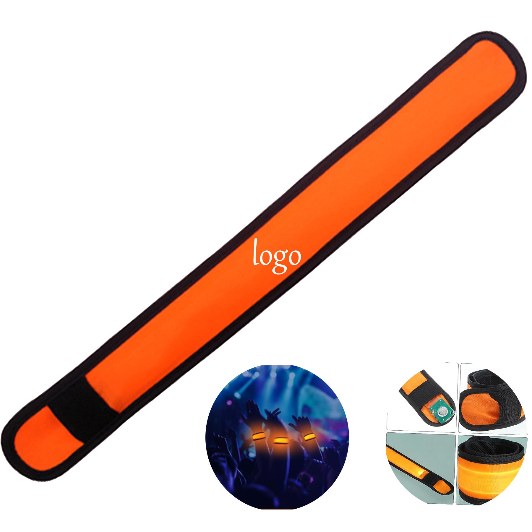 LED Safety Slap Bracelet Light