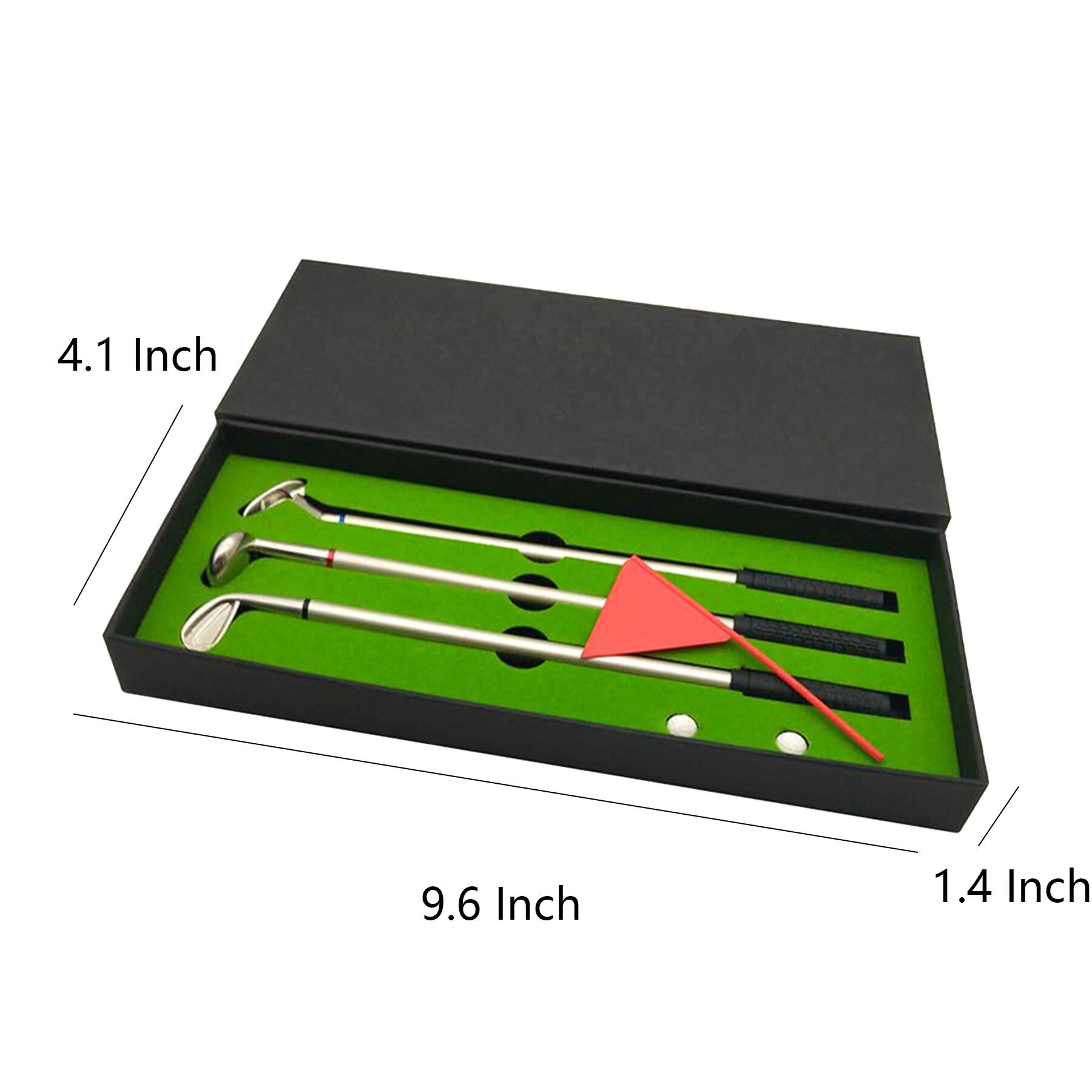 Golf Club Shaped Gel Pen Set