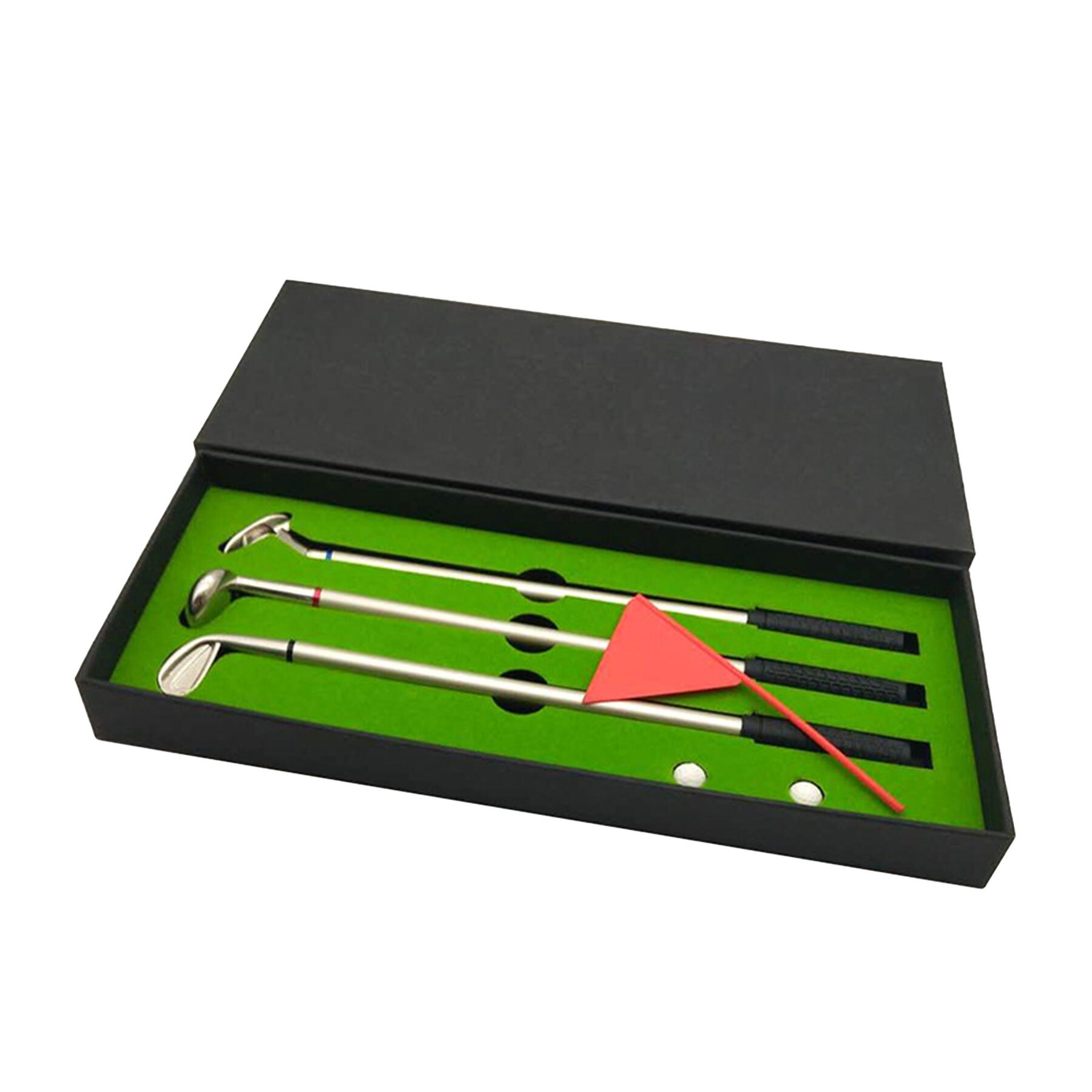 Golf Club Shaped Gel Pen Set