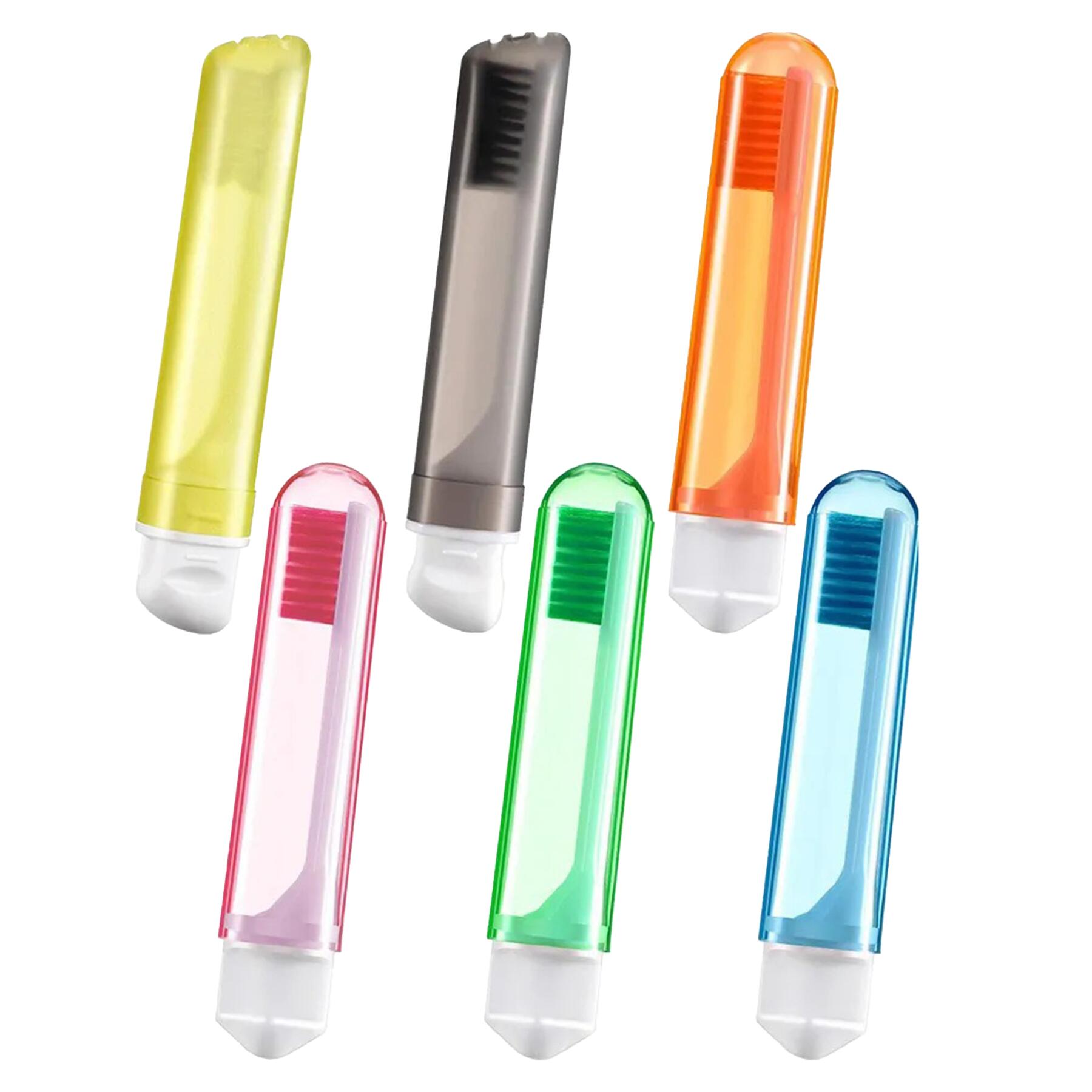 Compact Travel Toothbrush Folds Flat