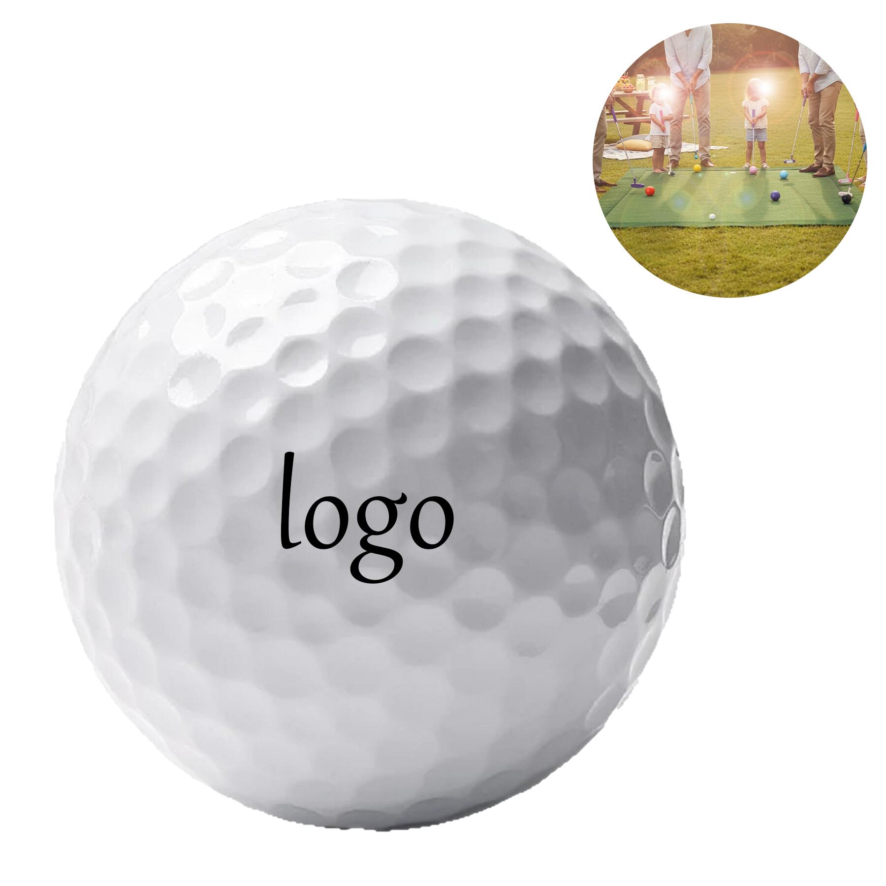 Bright Colorful Mini Golf Balls