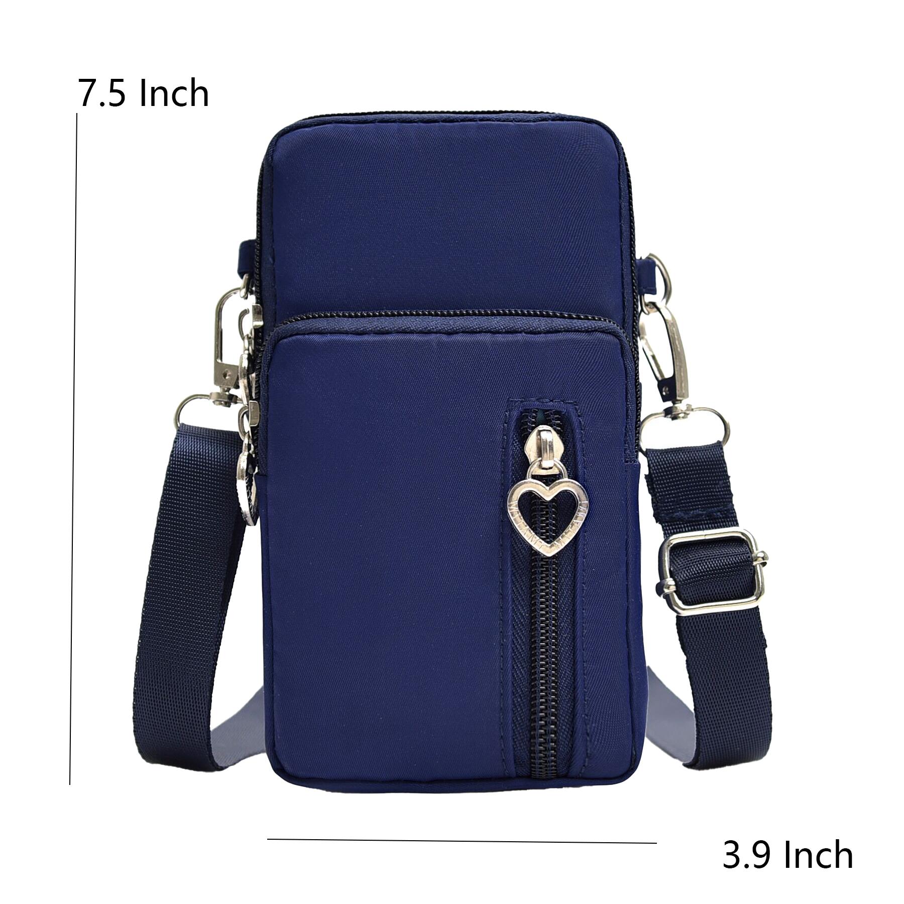 Mini Crossbody Bag with Multiple Pockets
