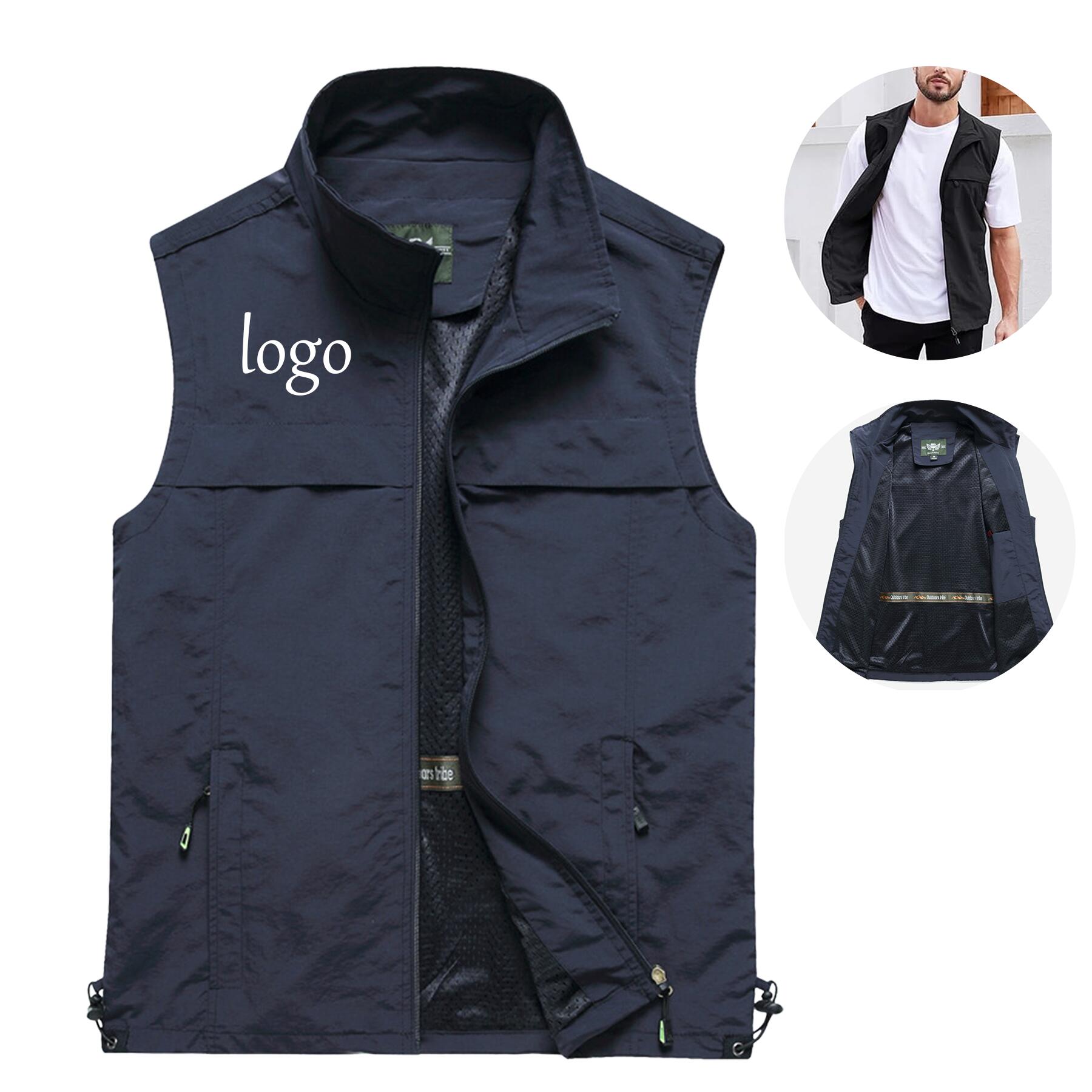 Reversible Zip Vest Outdoor Travel