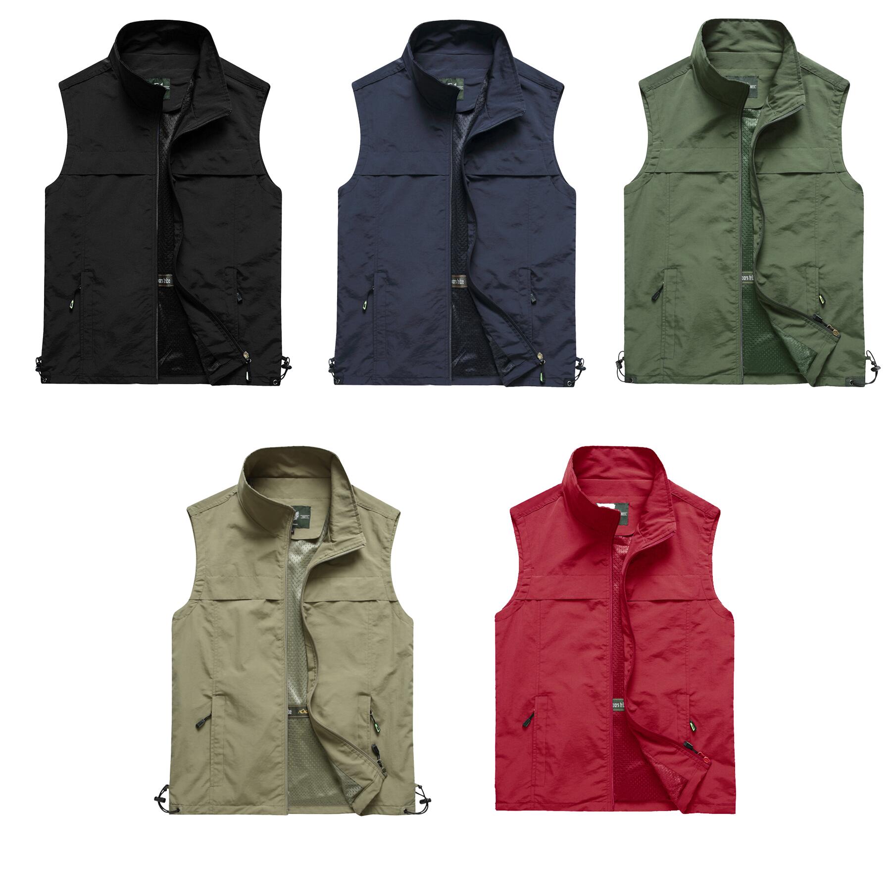 Reversible Zip Vest Outdoor Travel