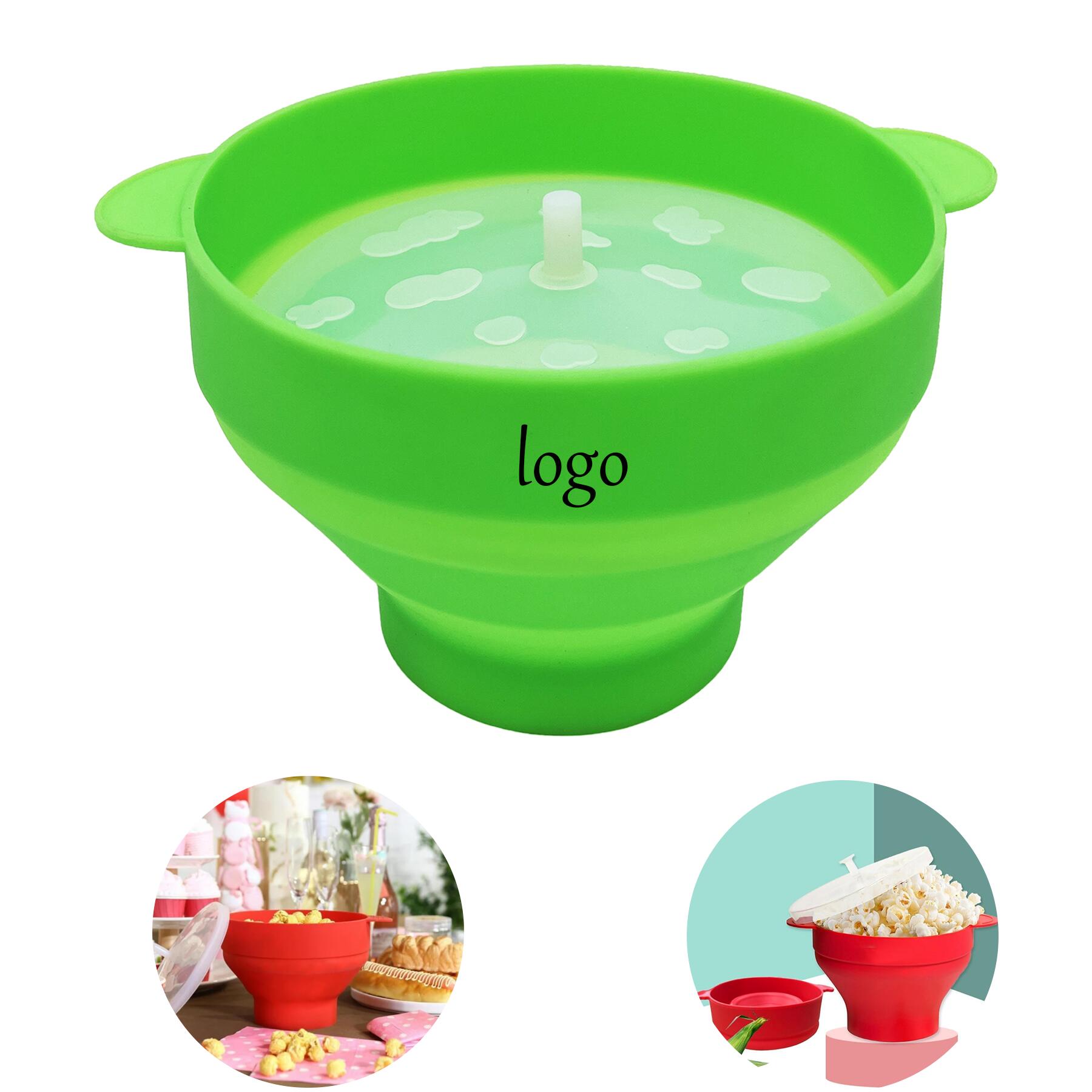 Collapsible Microwave Popcorn Maker Bowl