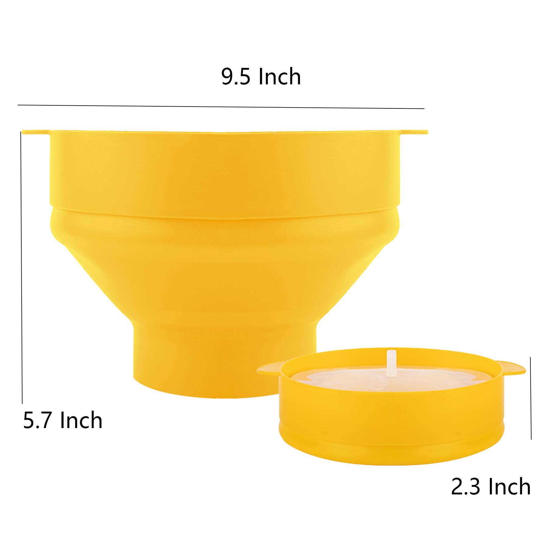 Collapsible Microwave Popcorn Maker Bowl
