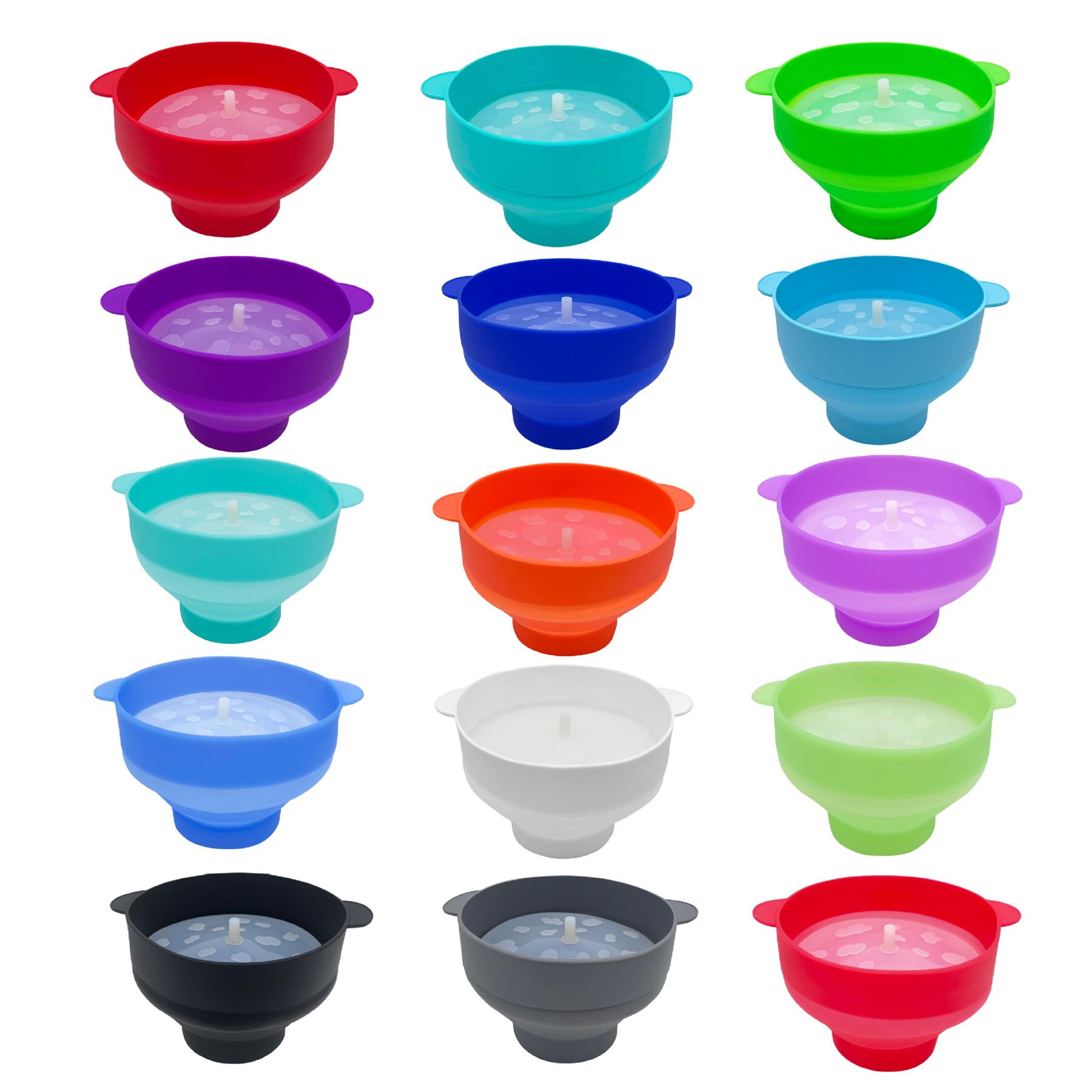 Collapsible Microwave Popcorn Maker Bowl