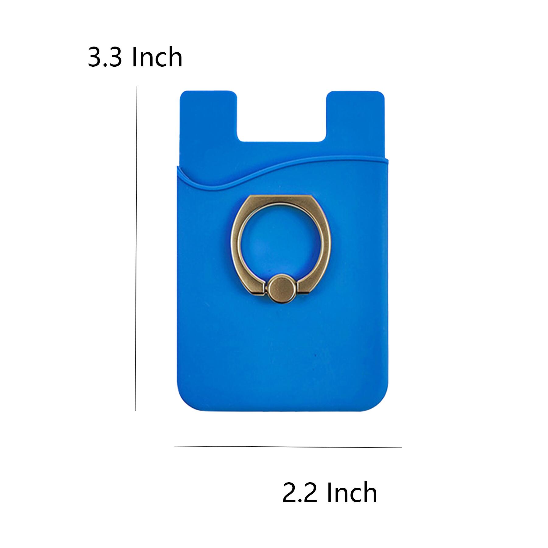 Silicone Phone Wallet Ring Holder
